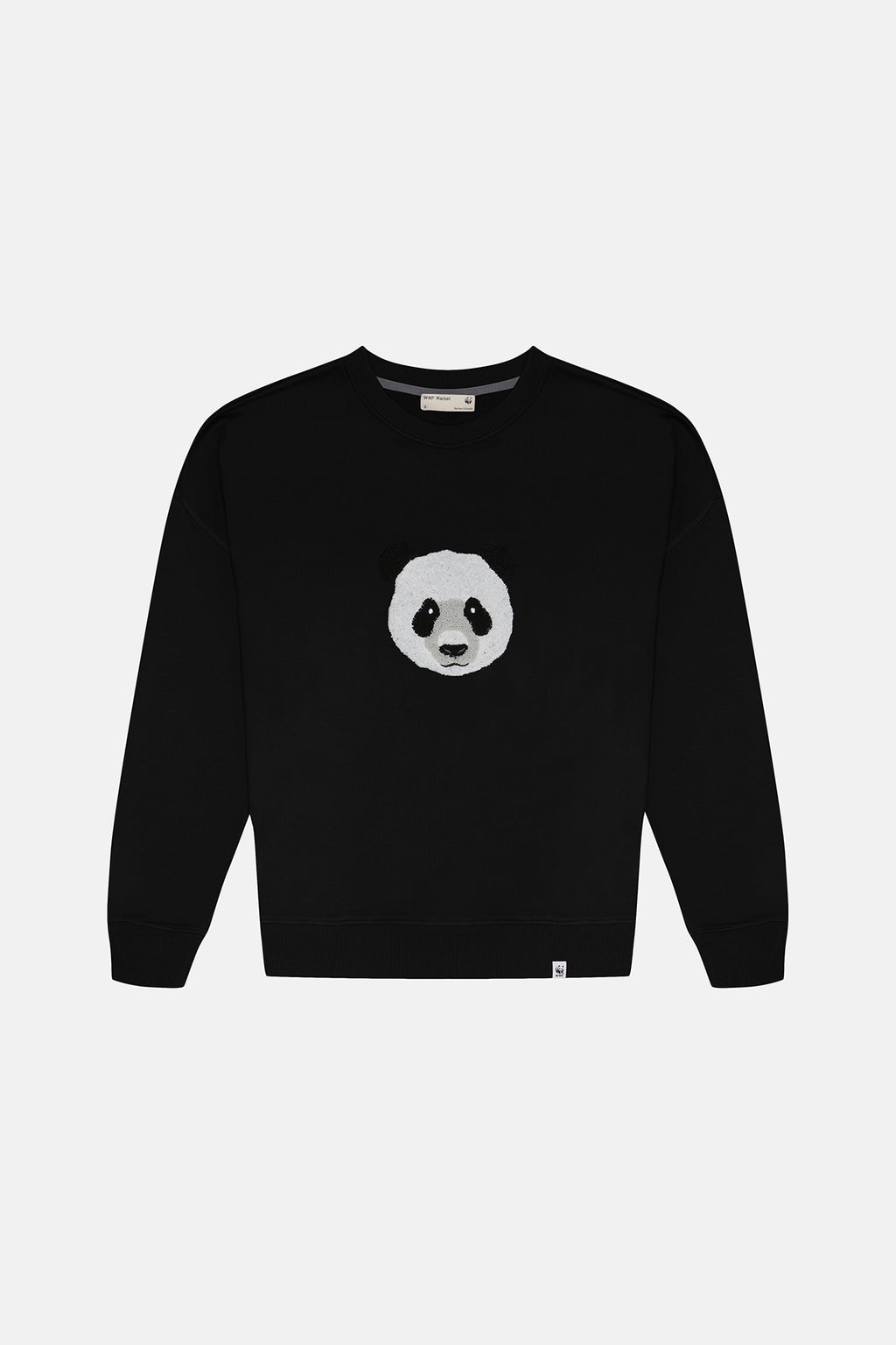 Panda Punch Sweatshirt - Siyah