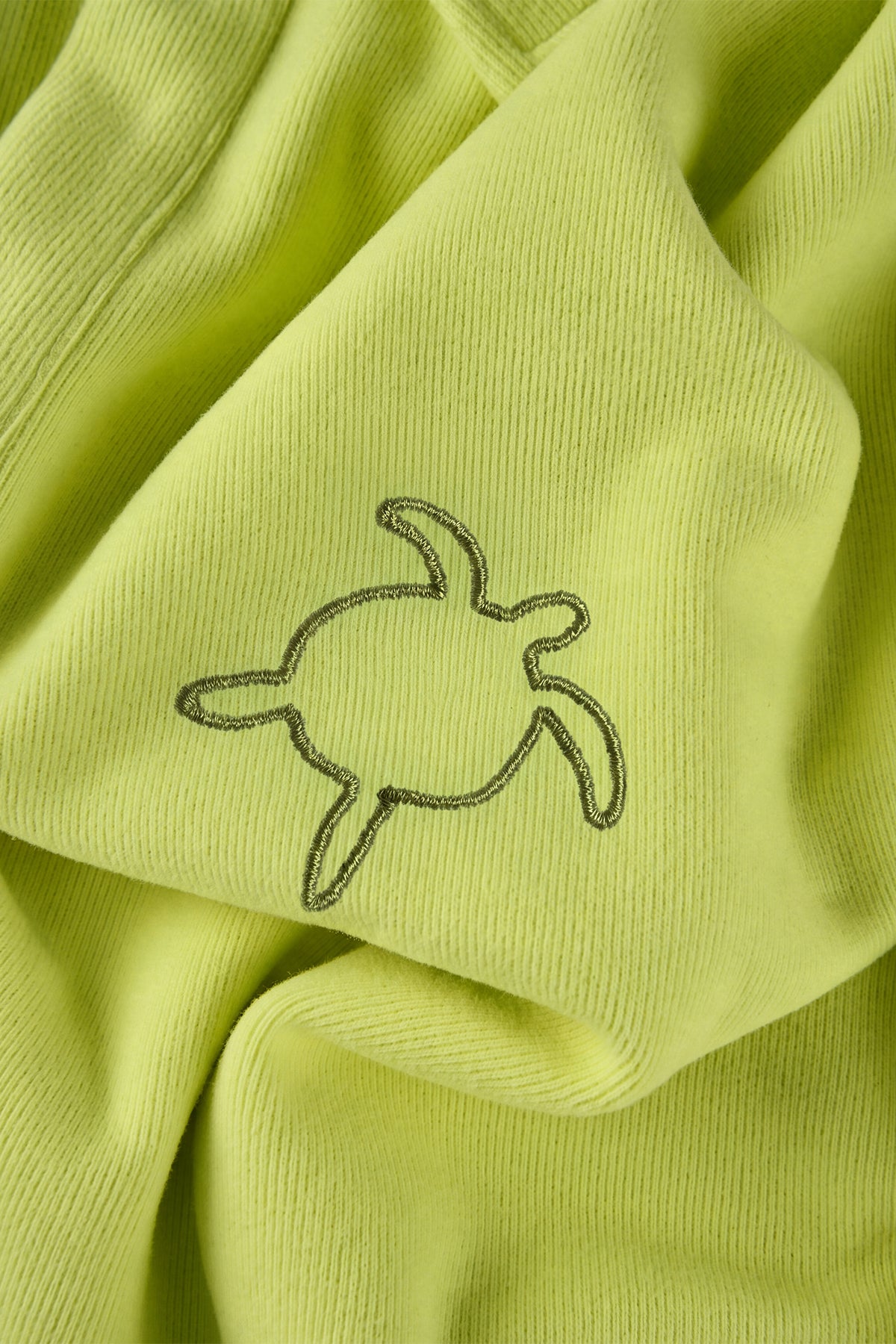 Caretta SuperSoft Oversize Polo Yaka Sweatshirt - Fıstık Yeşili