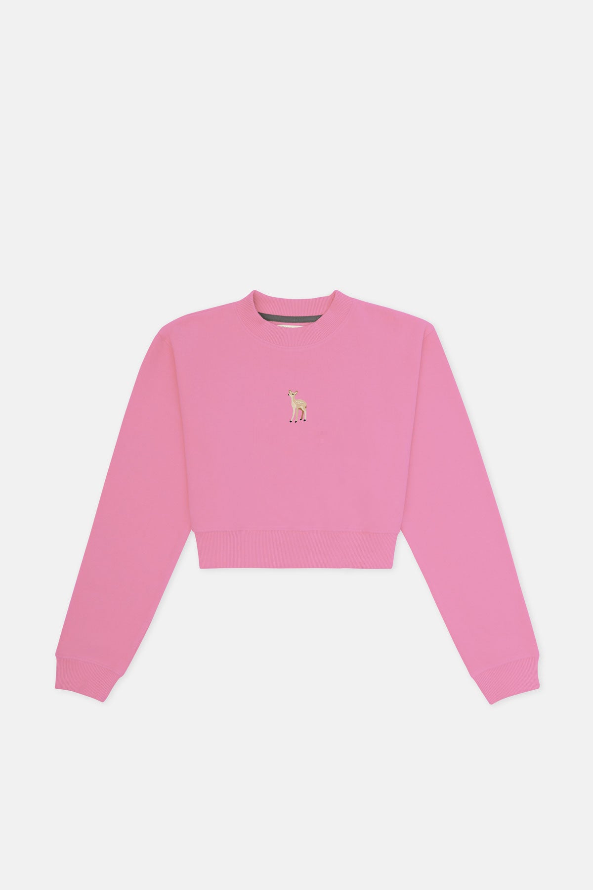 Ceylan  SuperSoft Crop Sweatshirt - Pembe · 3