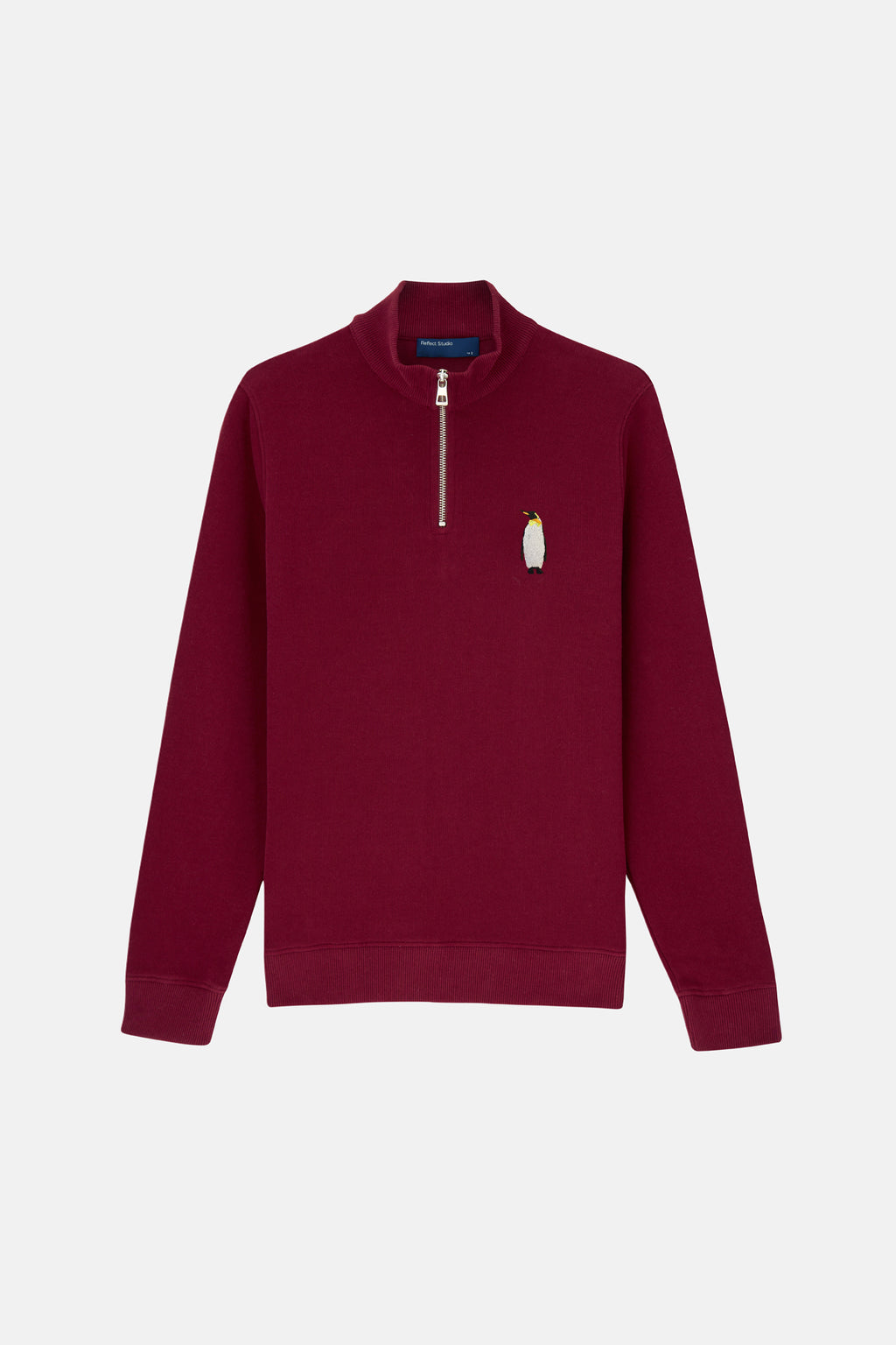 İmparator Penguen SuperSoft Quarter-Zip Sweatshirt - Bordo