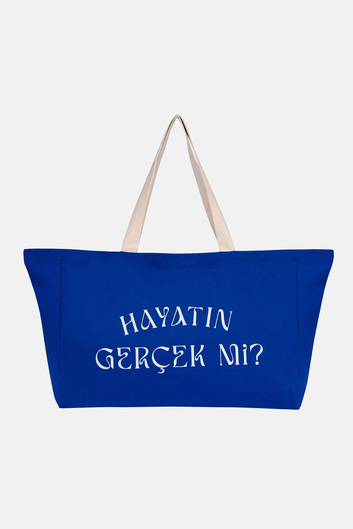 Hayatın Gerçek Mi? Gabardin Çanta - Saks Mavi