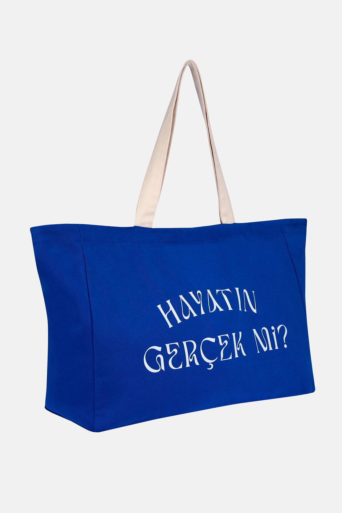 Hayatın Gerçek Mi? Gabardin Çanta - Saks Mavi