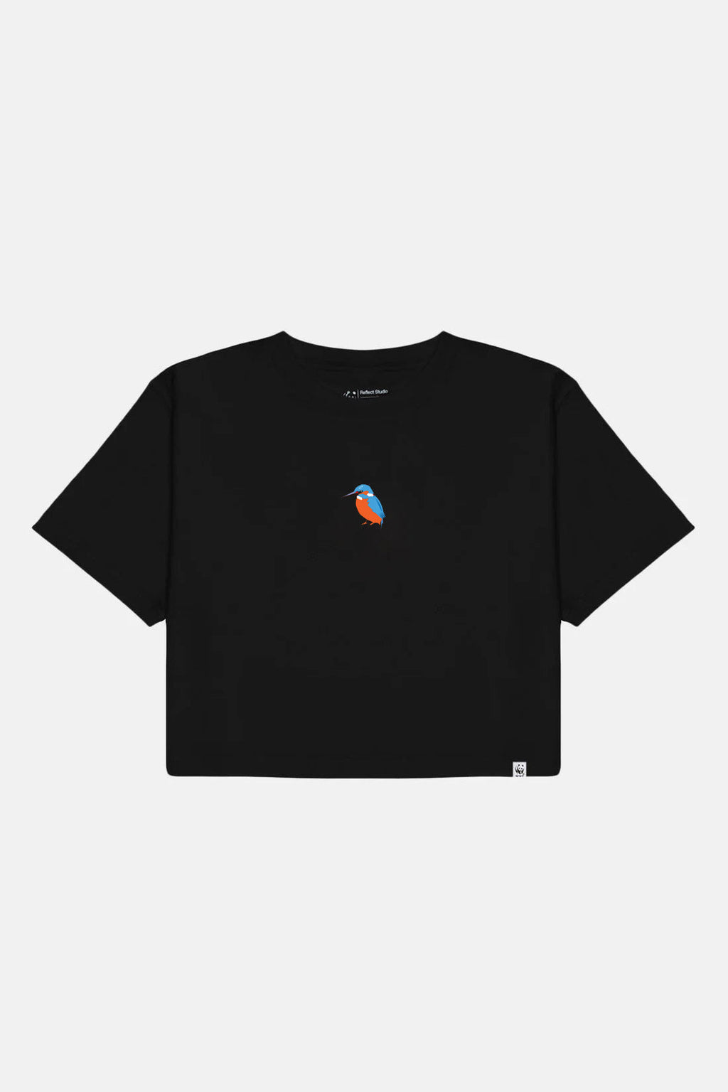 Yalıçapkını Lightweight Crop T-Shirt - Siyah