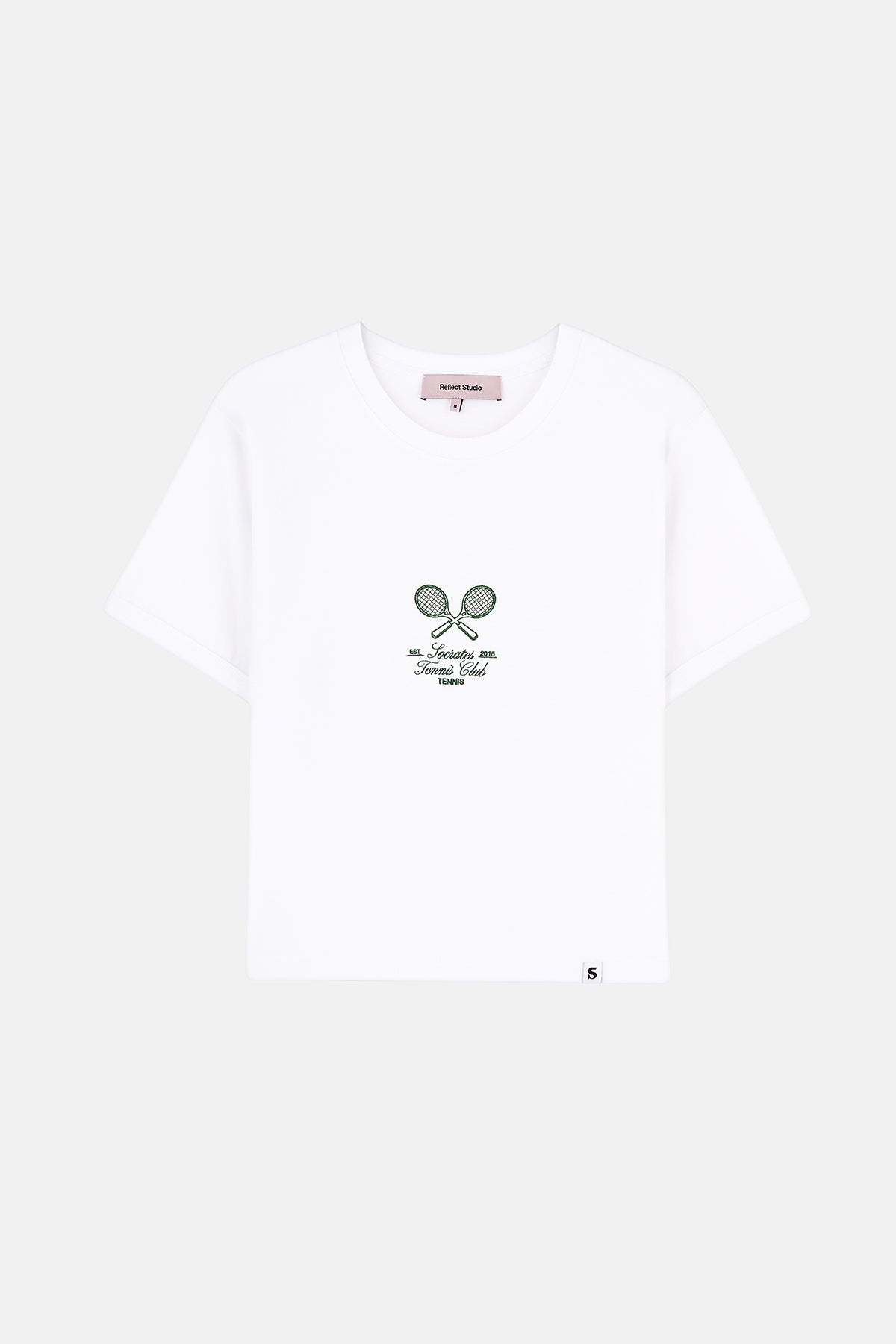 Socrates Tennis Club Lightweight Kadın T-Shirt - Beyaz · 2
