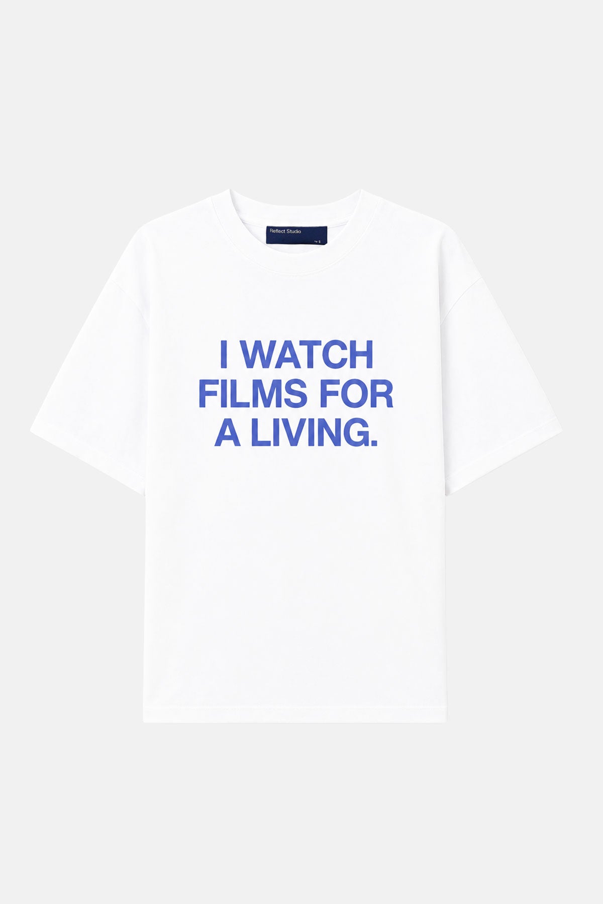 I Watch Films For A Living  Oversize Premium T-shirt - Beyaz