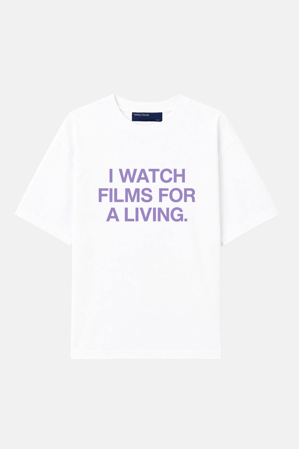 I Watch Films For A Living  Oversize Premium T-shirt - Beyaz