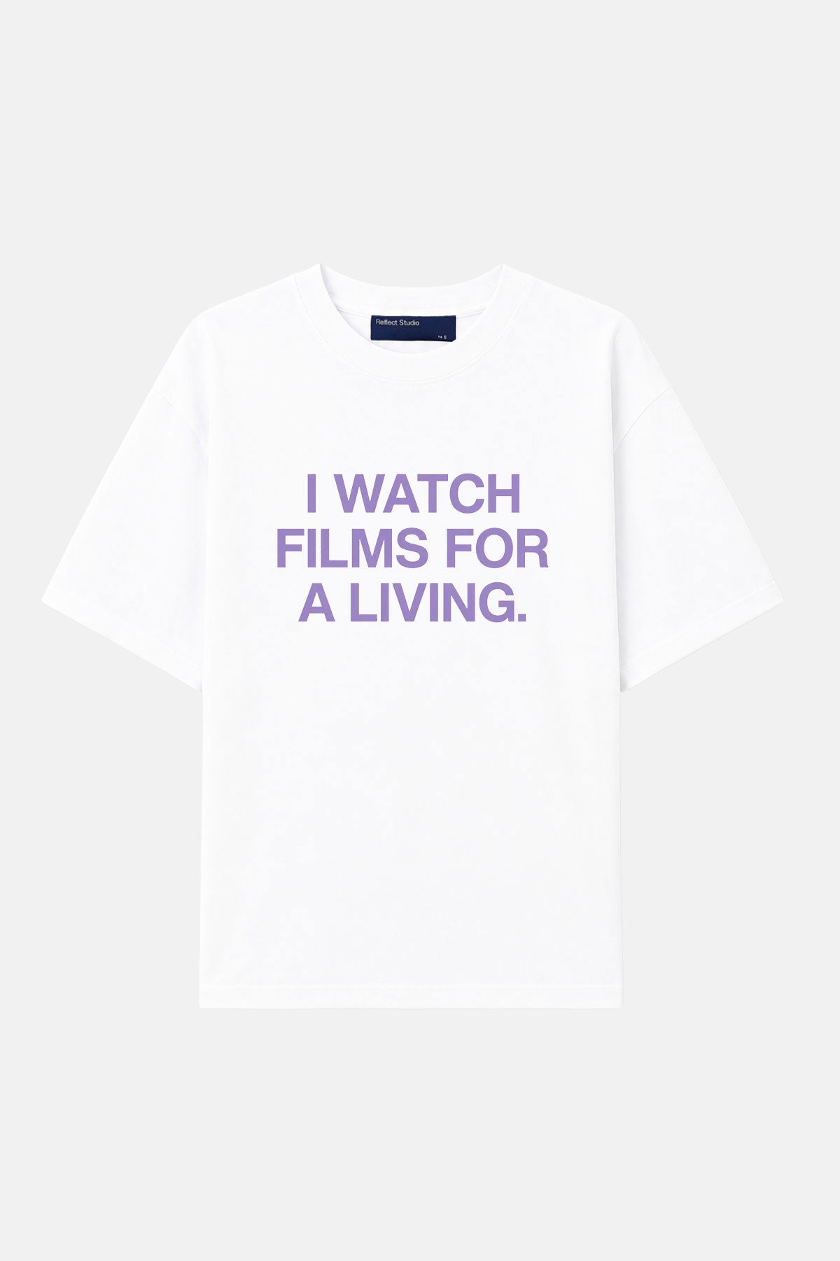 I Watch Films For A Living  Oversize Premium T-shirt - Beyaz