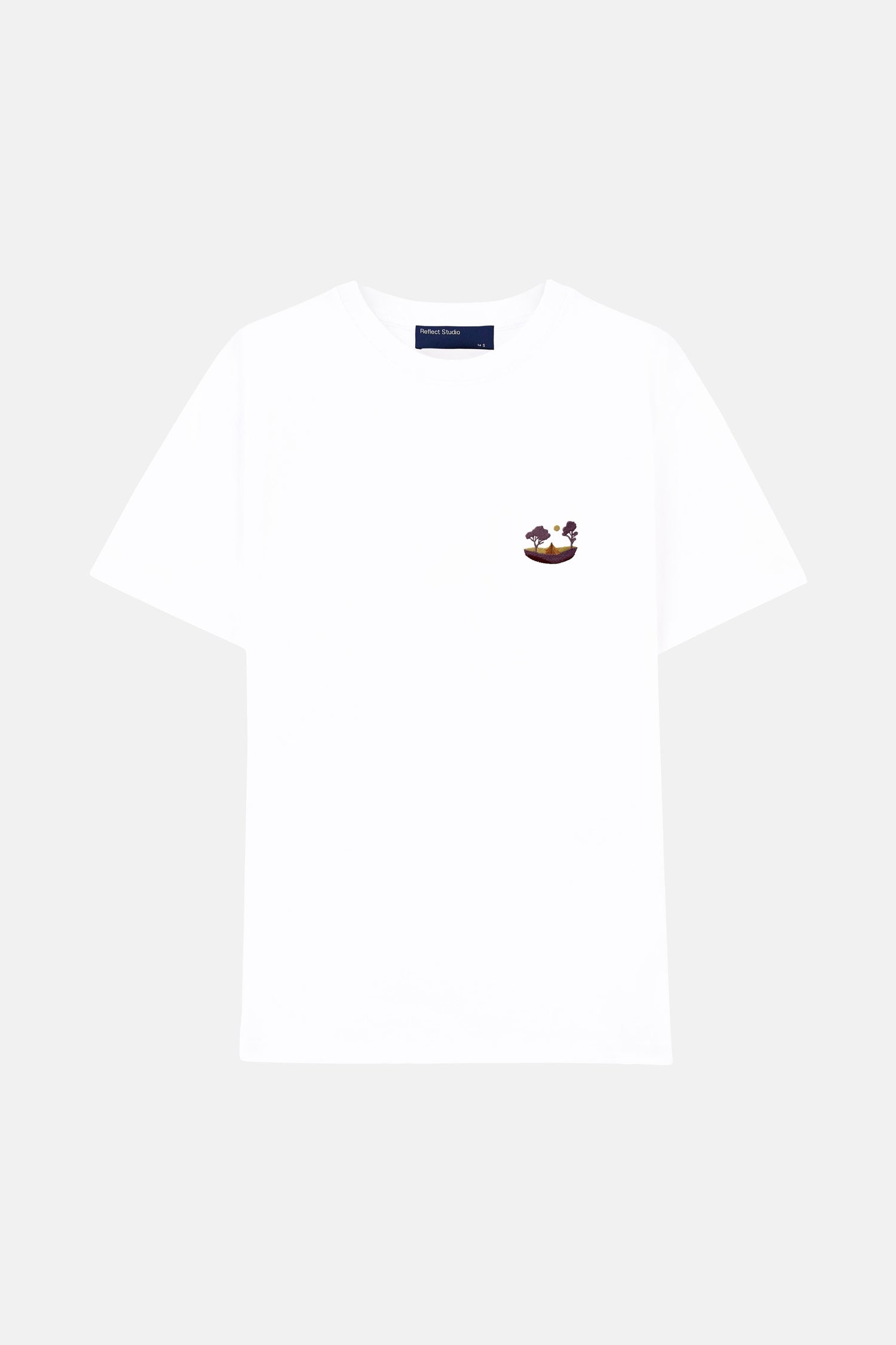 Meşe Ağaçları Premium T-shirt - Beyaz