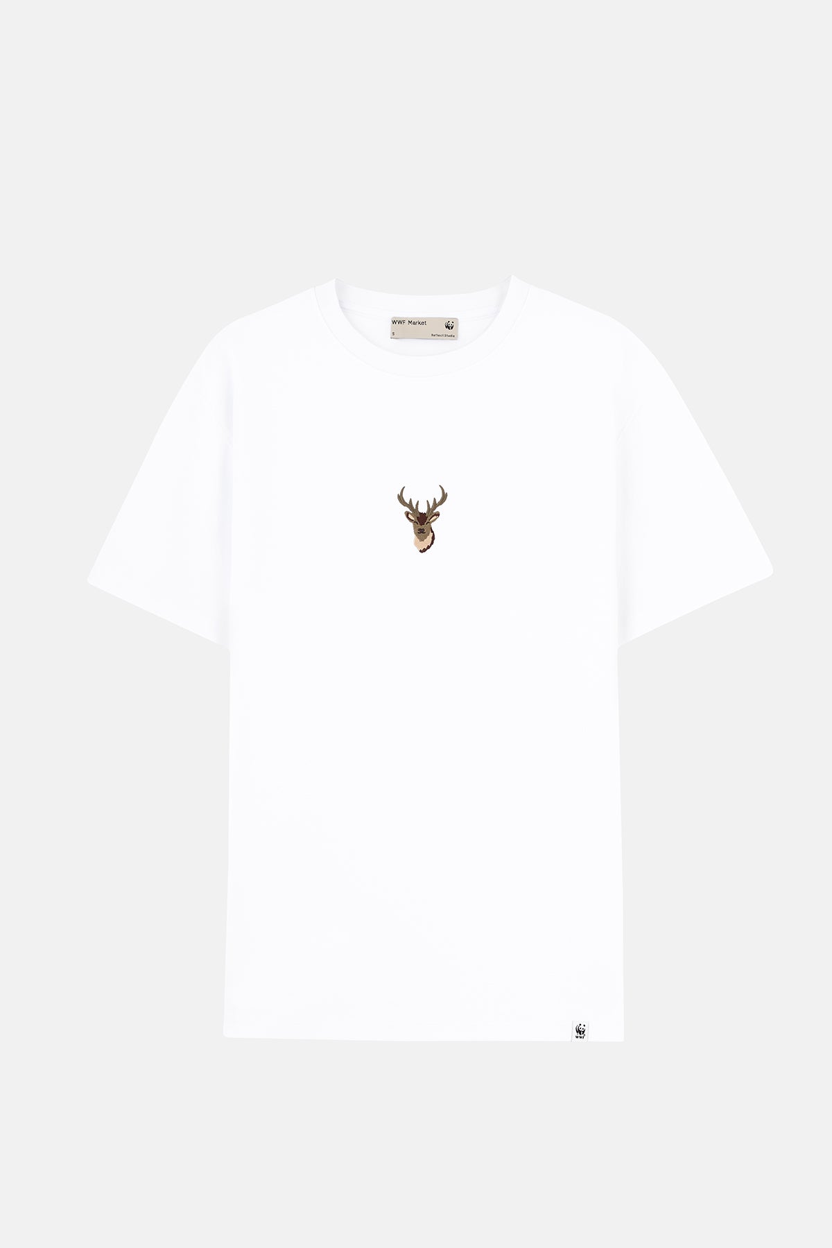 Geyik Premium T-shirt - Beyaz