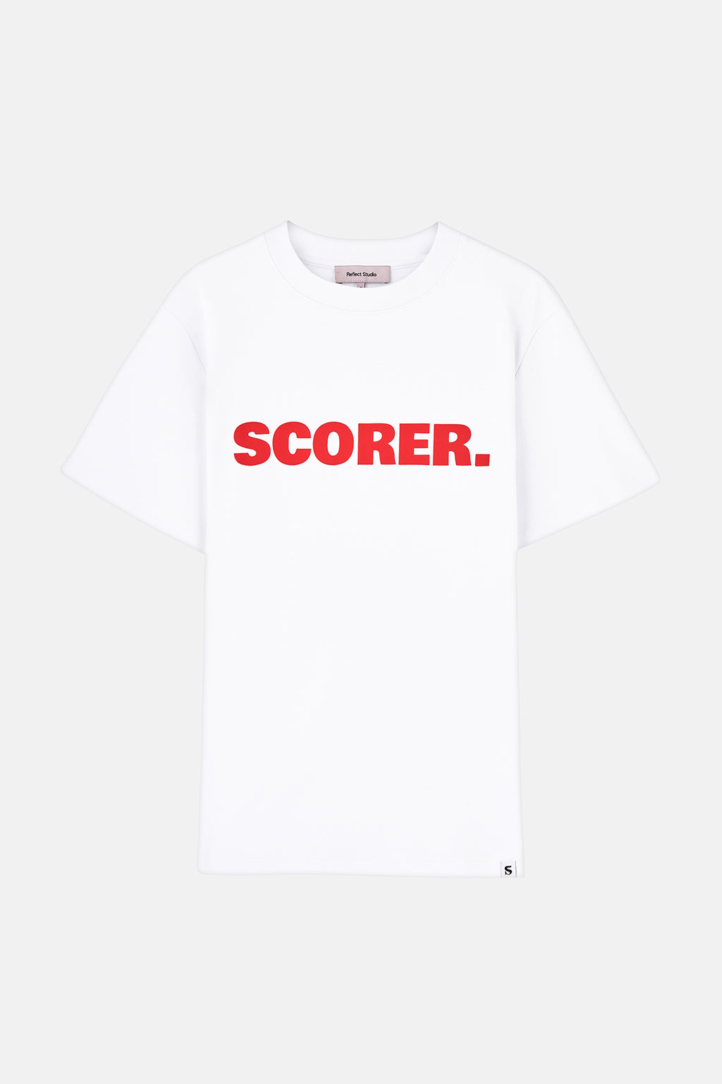 Scorer Oversize Premium T-Shirt - Beyaz