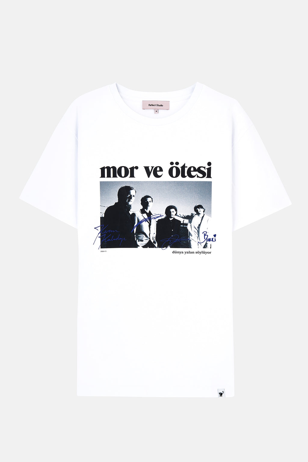 Dünya Yalan Söylüyor Premium T-shirt - Beyaz