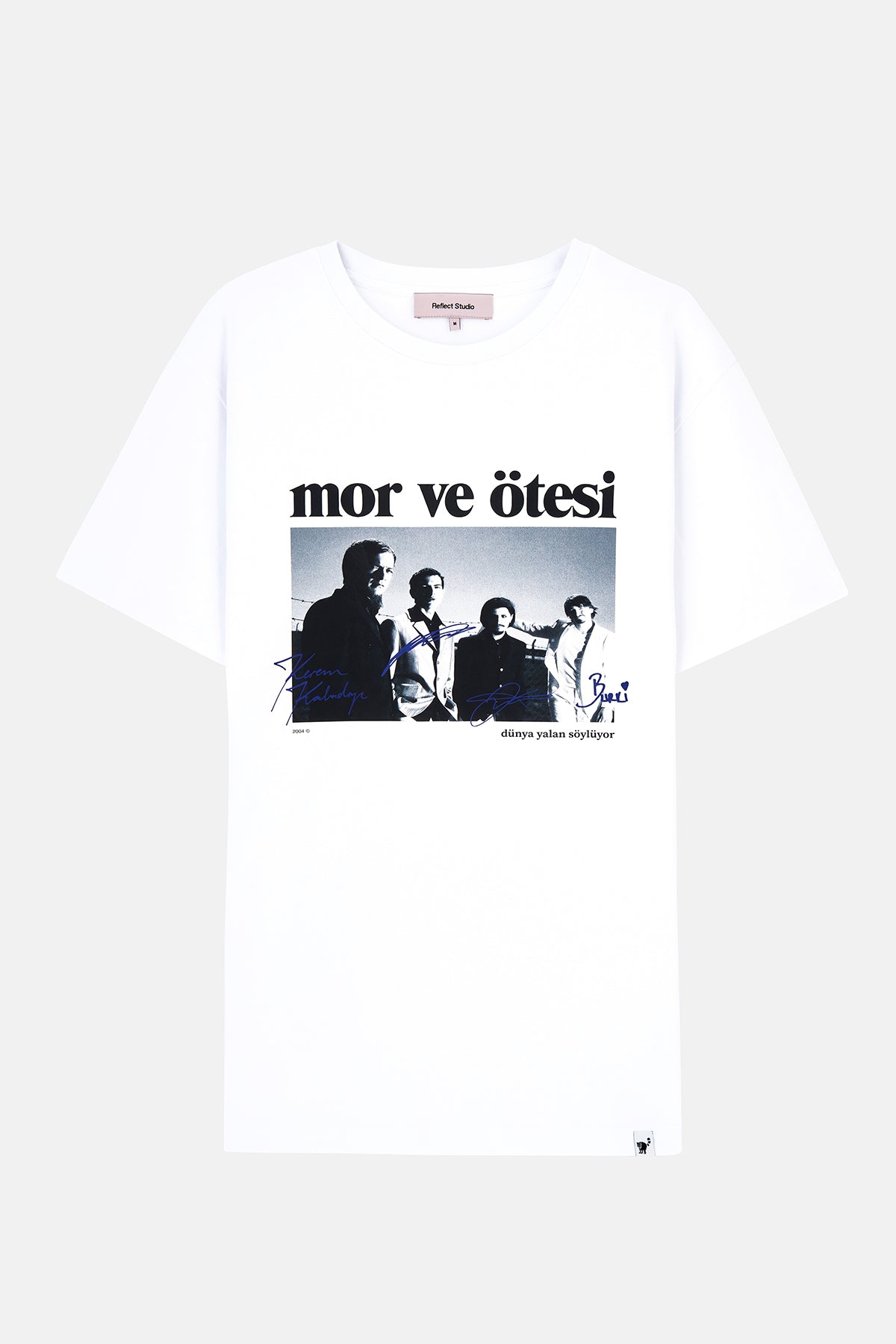Dünya Yalan Söylüyor Premium T-shirt - Beyaz