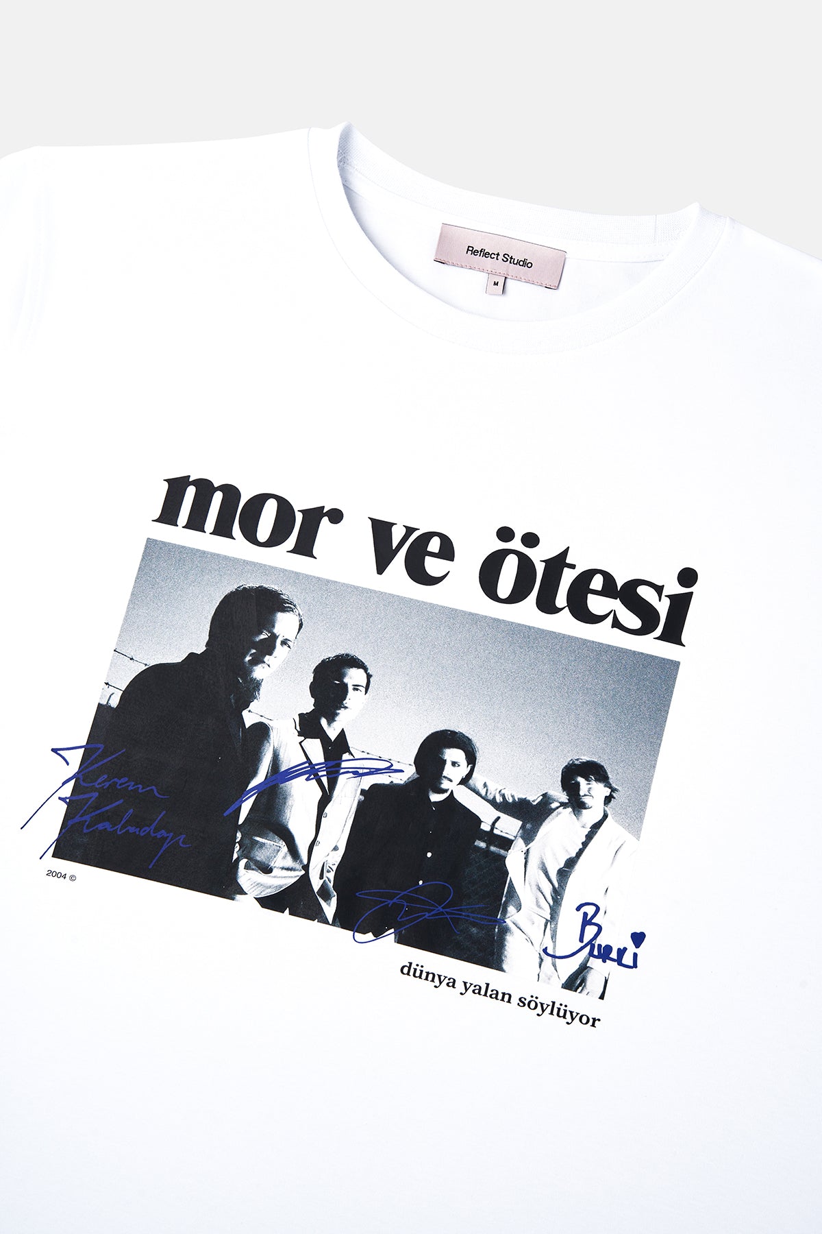 Dünya Yalan Söylüyor Premium T-shirt - Beyaz