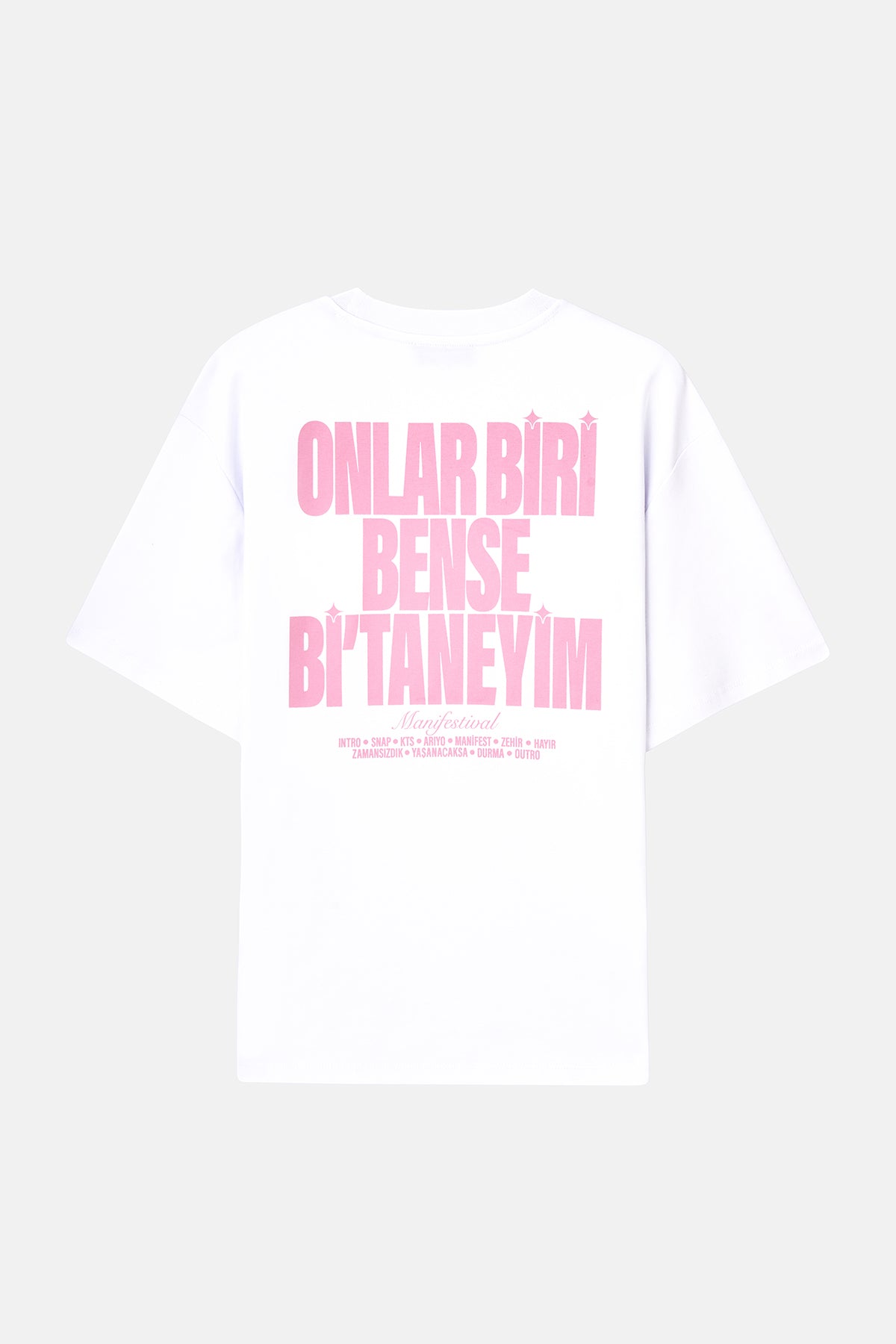 Bi’Taneyim Oversize T-shirt - Pembe