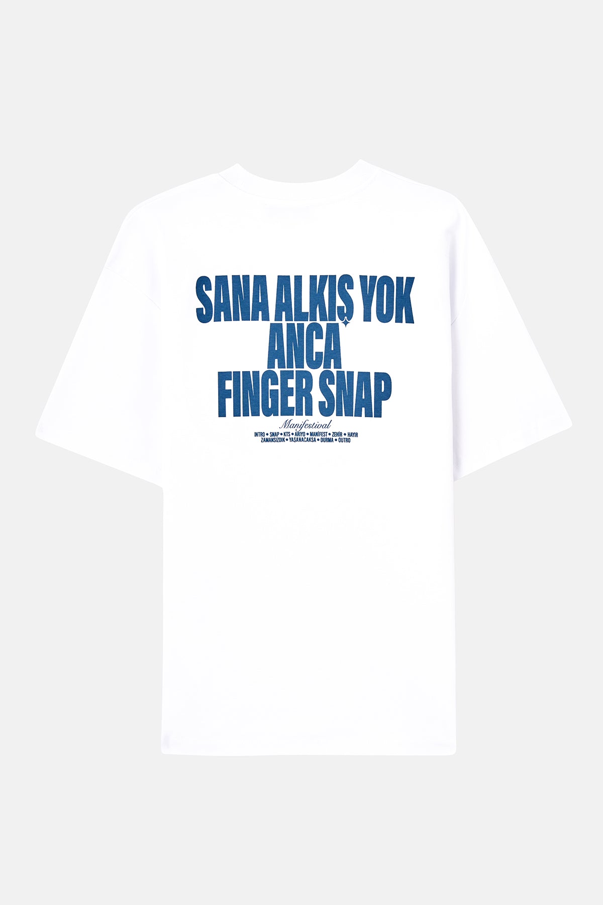 Snap Oversize T-shirt - Lacivert