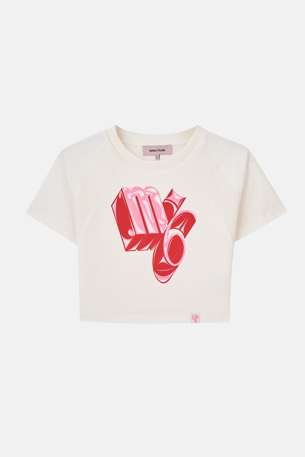 M6 Baby Tee - Beyaz