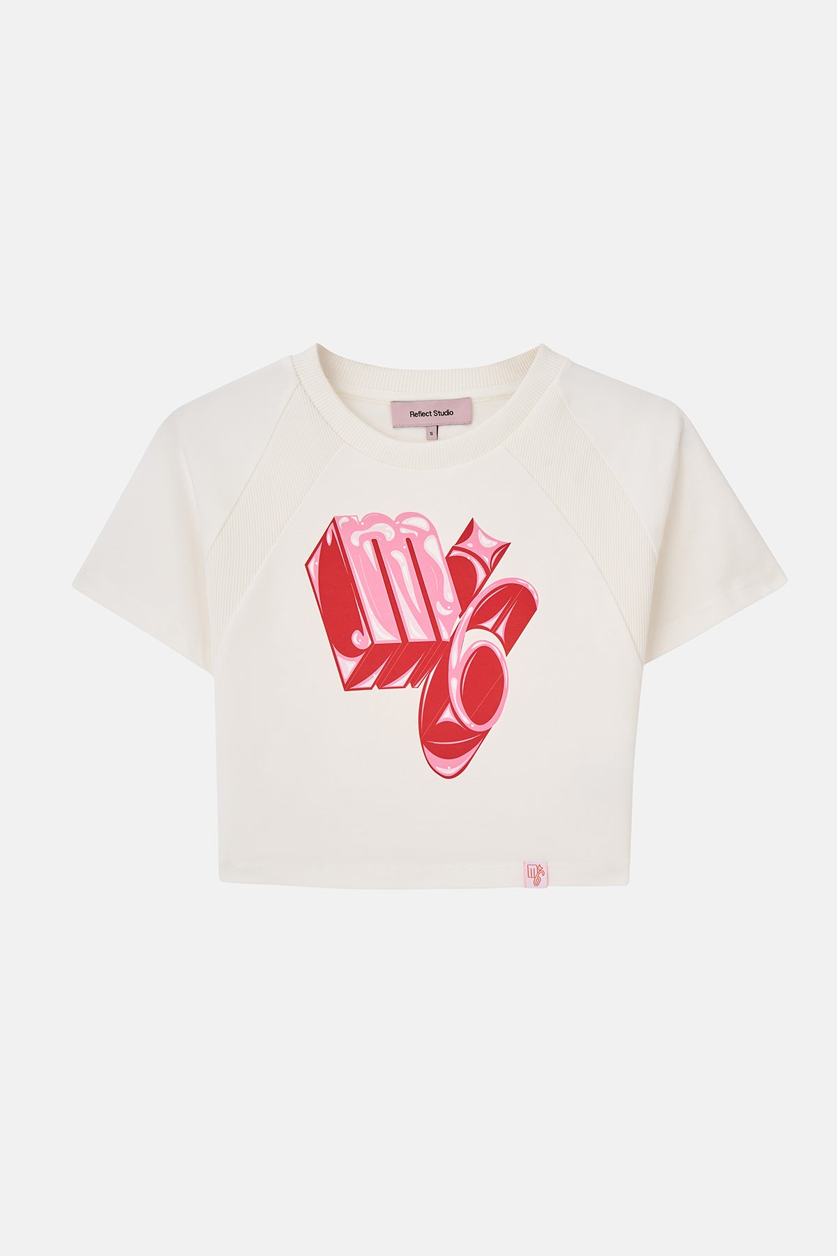 M6 Baby Tee - Beyaz