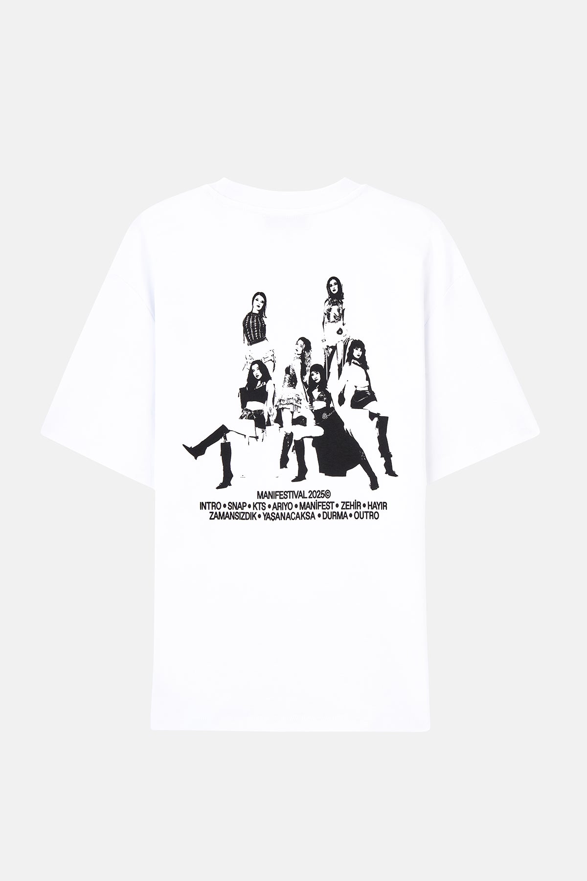 Arıyo Oversize T-shirt - Beyaz