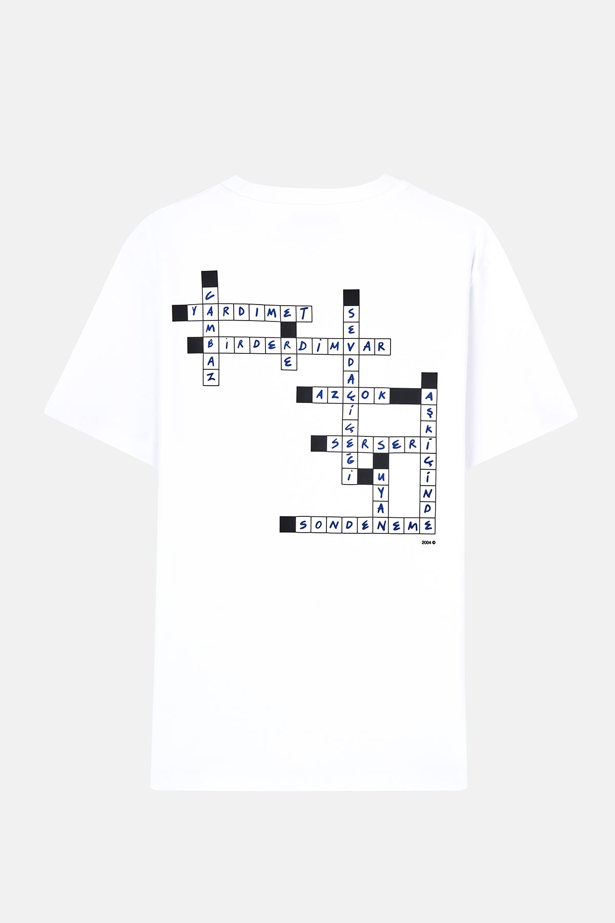 Dünya Yalan Söylüyor Bulmaca Premium T-shirt - Beyaz