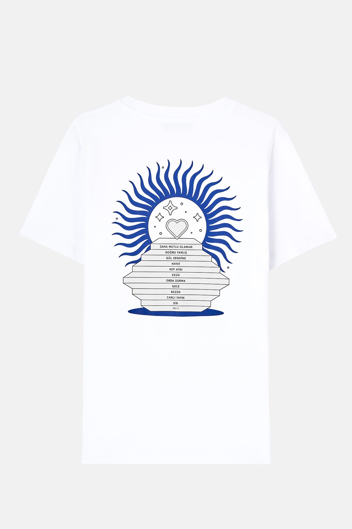 Gül Kendine Yolculuk Premium T-Shirt - Beyaz