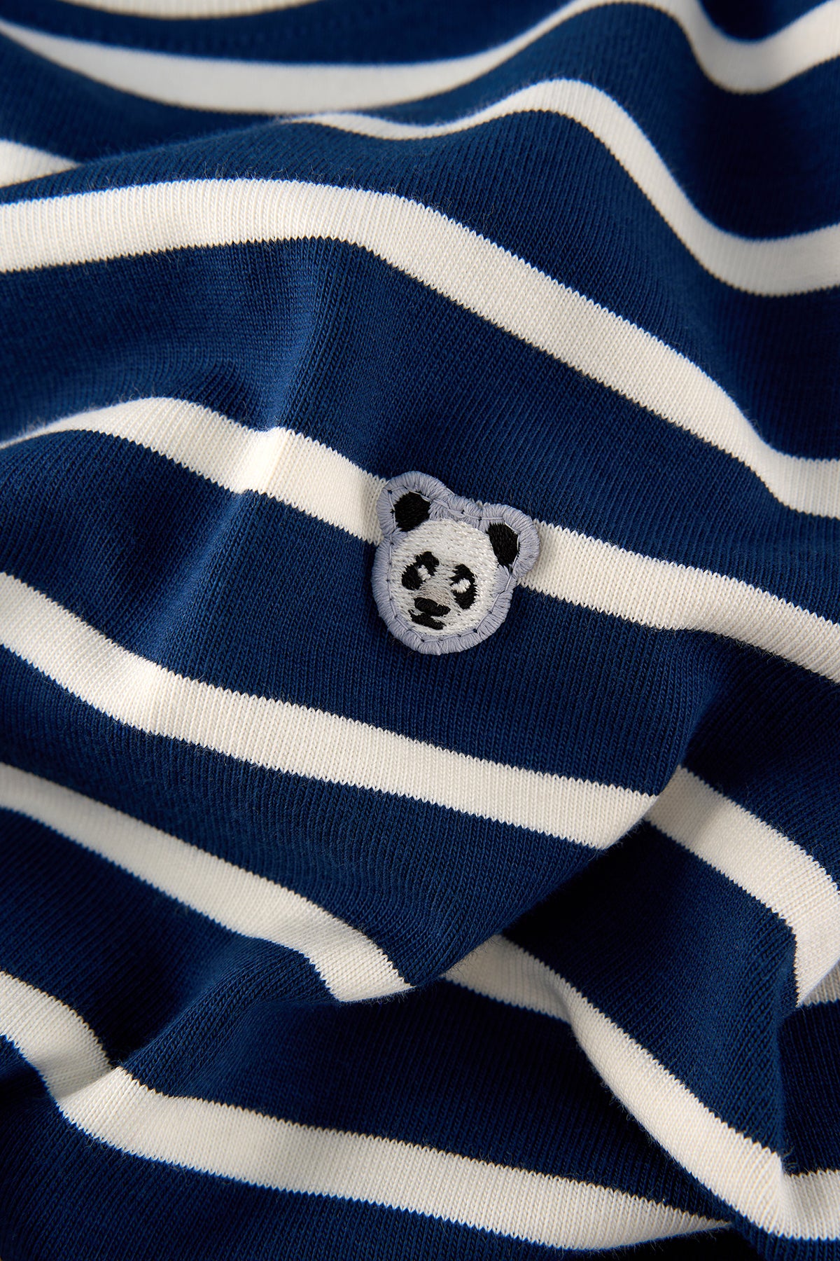 Panda Heavyweight T-shirt - Ekru / Lacivert