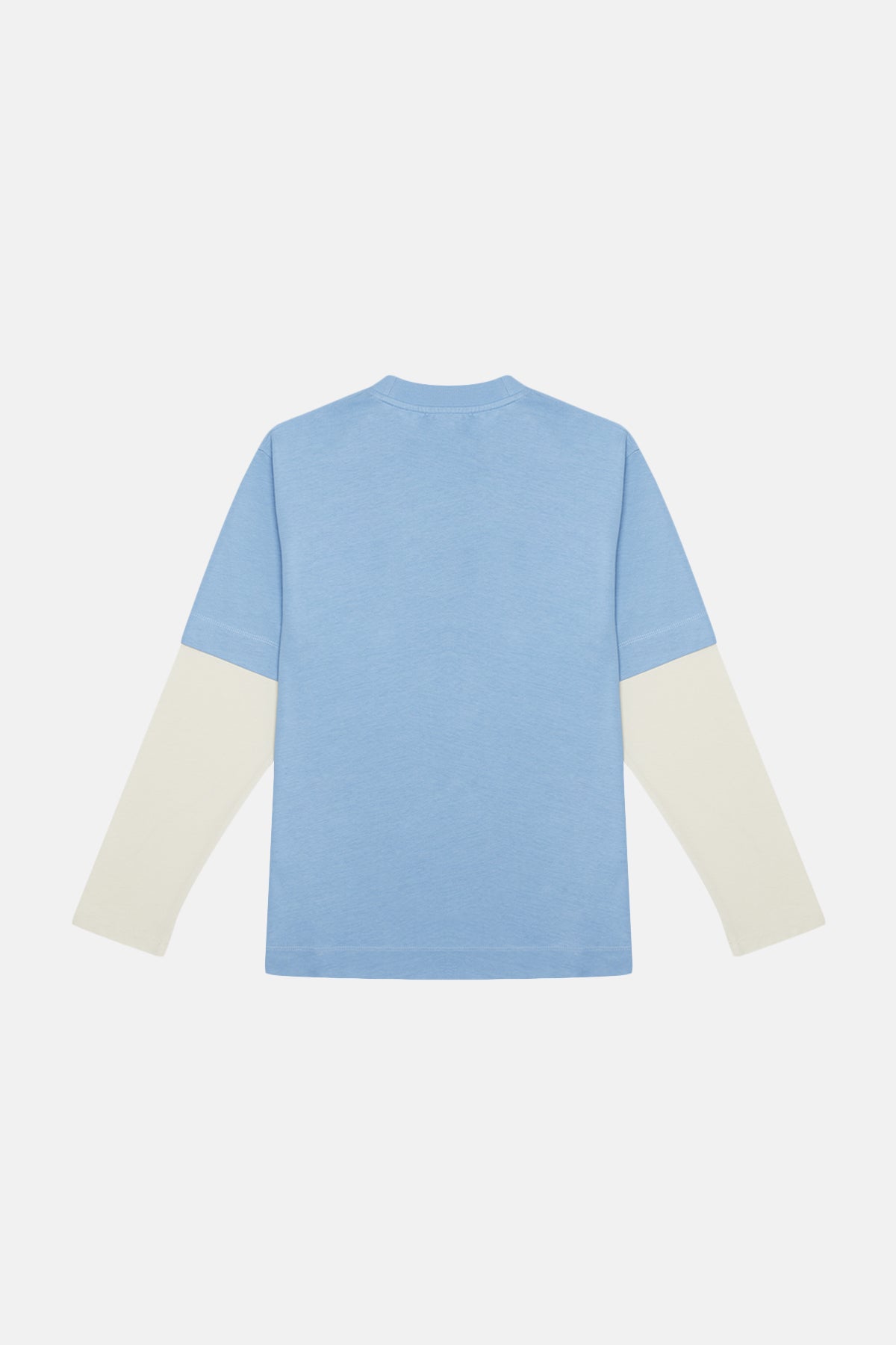 Super Teddy Double Sleeve T-shirt - Powder Blue