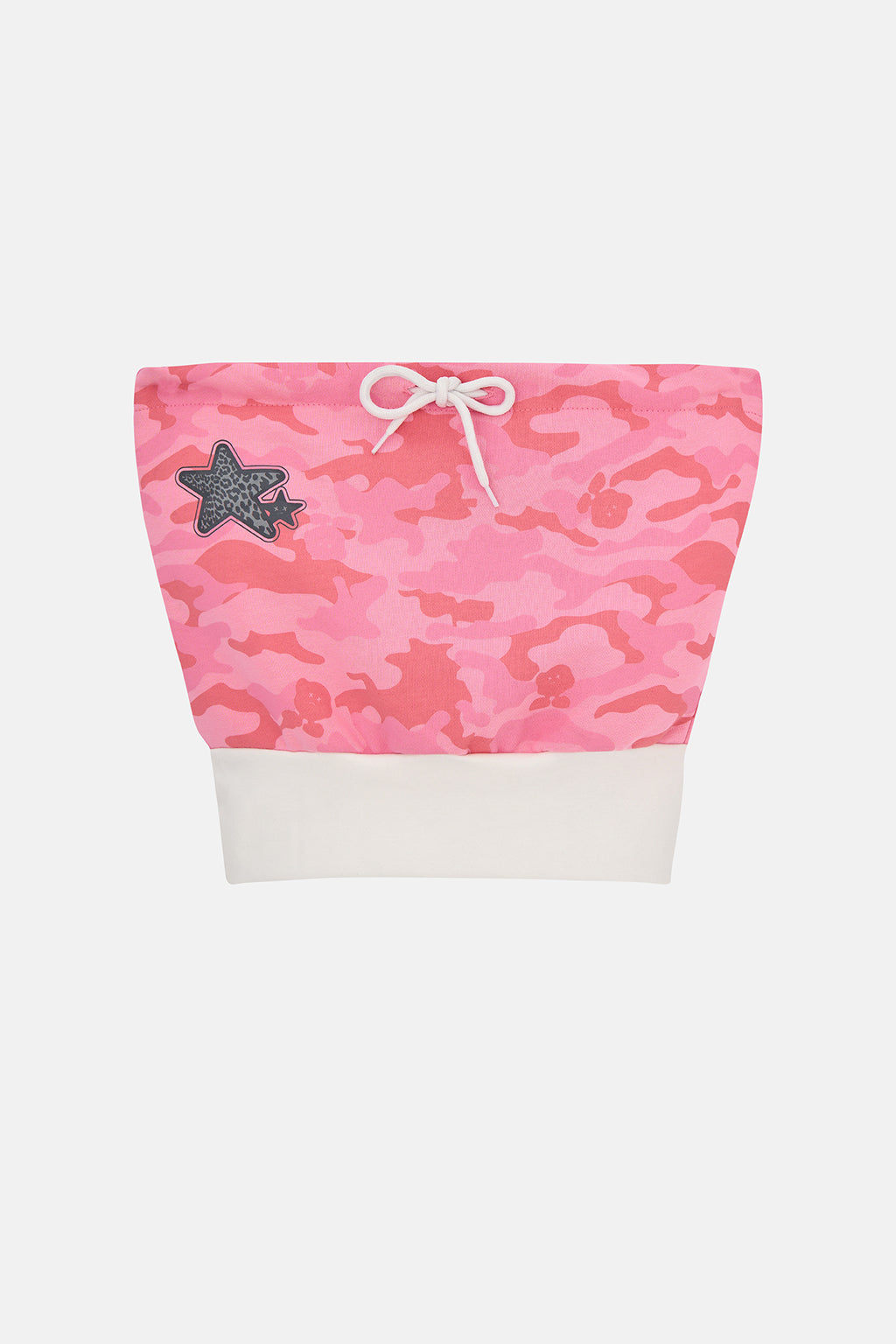 Zehir Pack - Pink Camo Star Strapless Top
