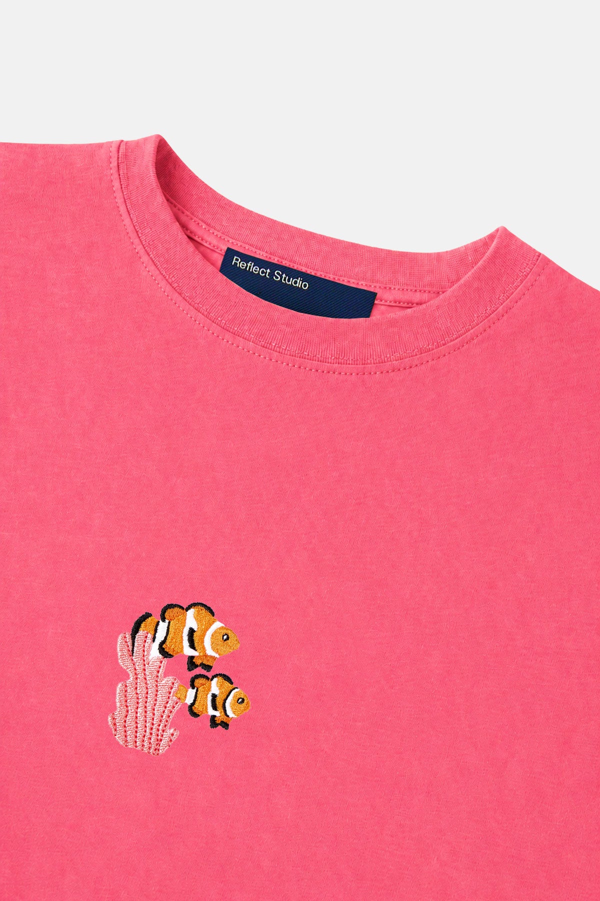 Palyaço Balığı  Lightweight Crop T-shirt - Pembe
