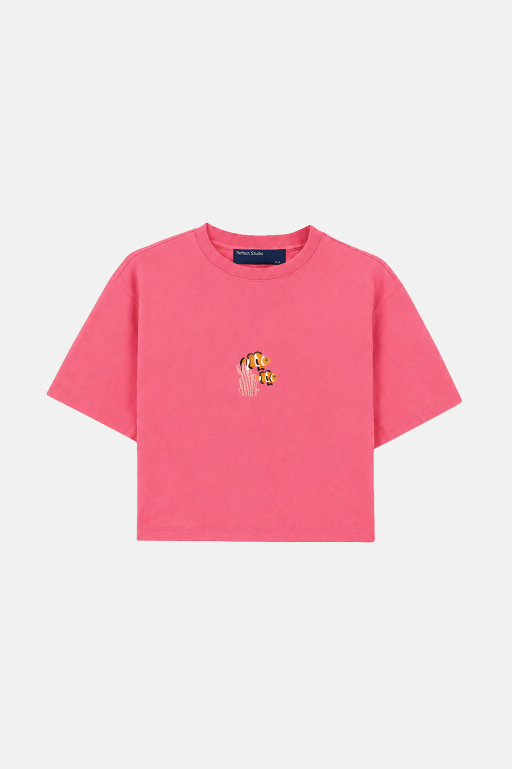 Palyaço Balığı  Lightweight Crop T-shirt - Pembe