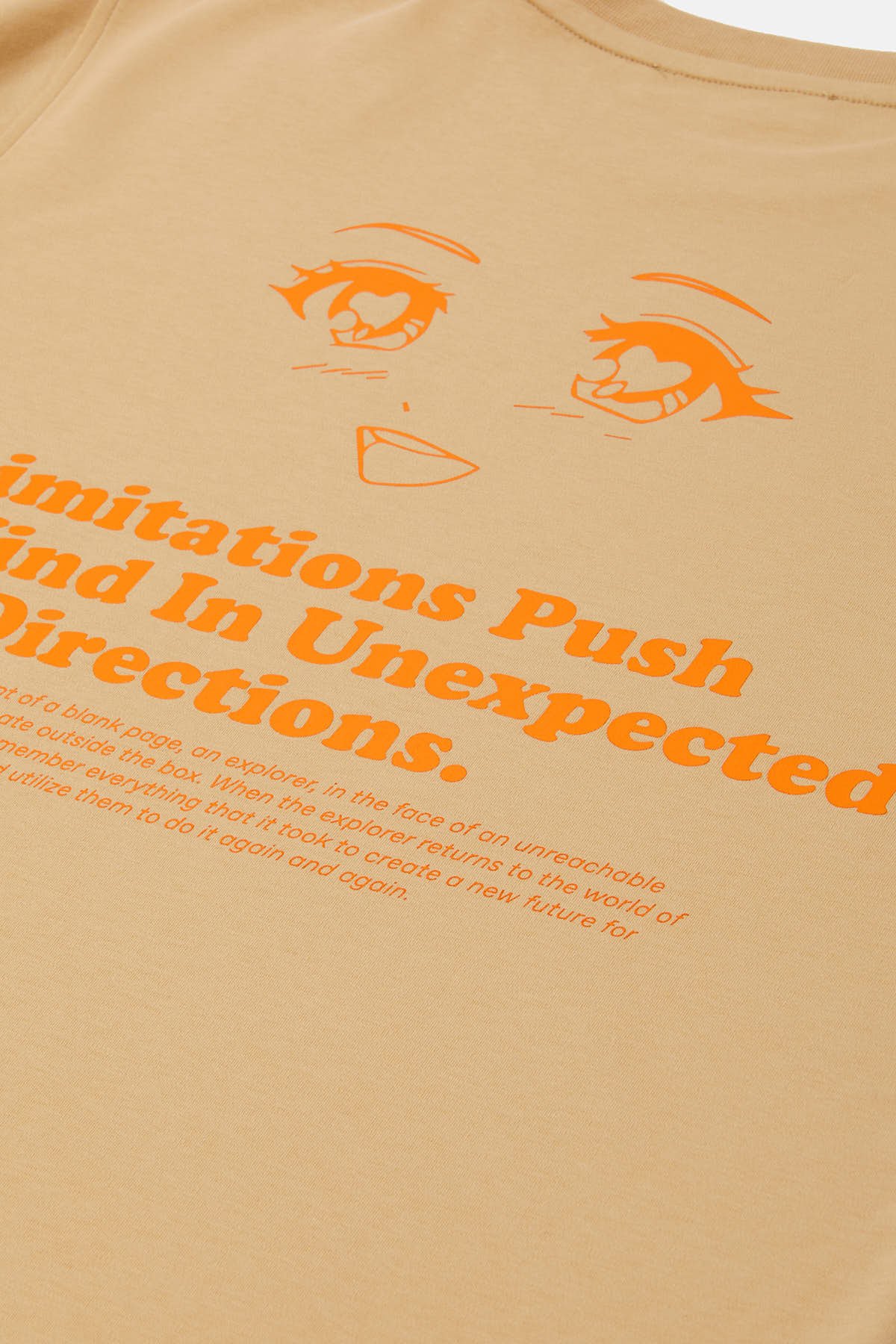 Limitations T-shirt - Latte