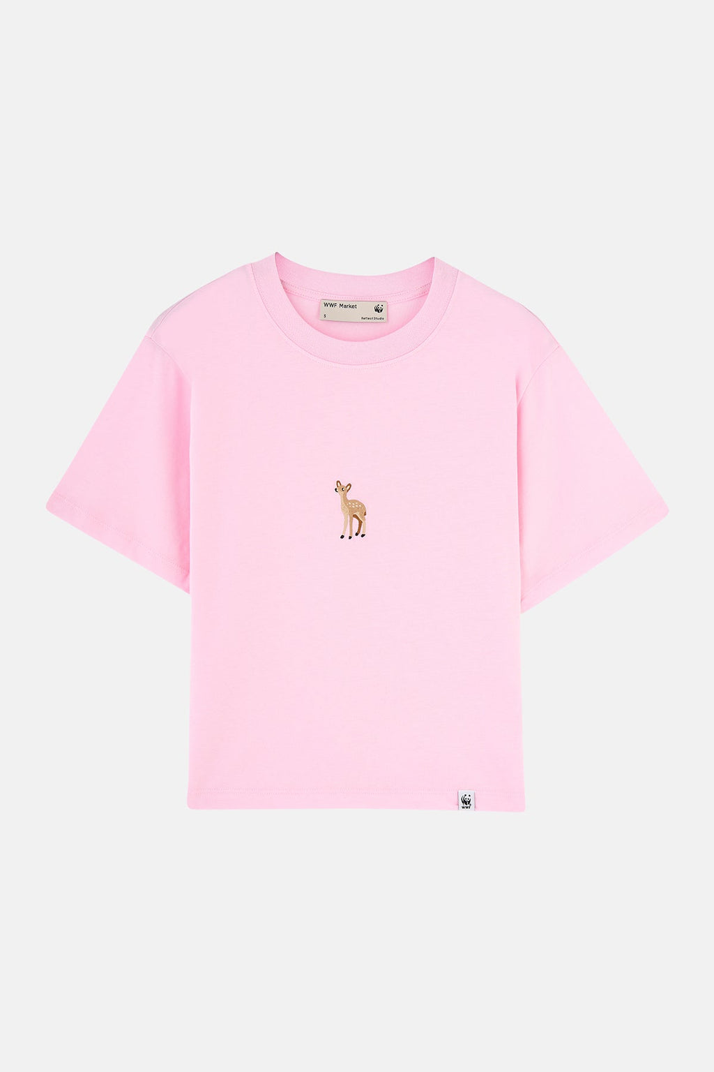 Dağ Ceylanı Lightweight Kadın T-Shirt - Pembe