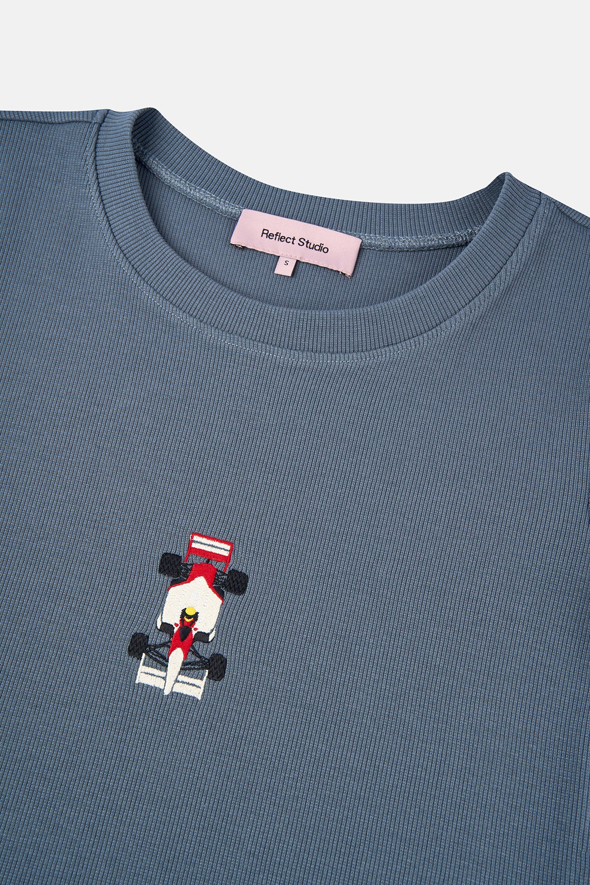 Car #27 Ribana Crop T-Shirt - Antrasit · 2