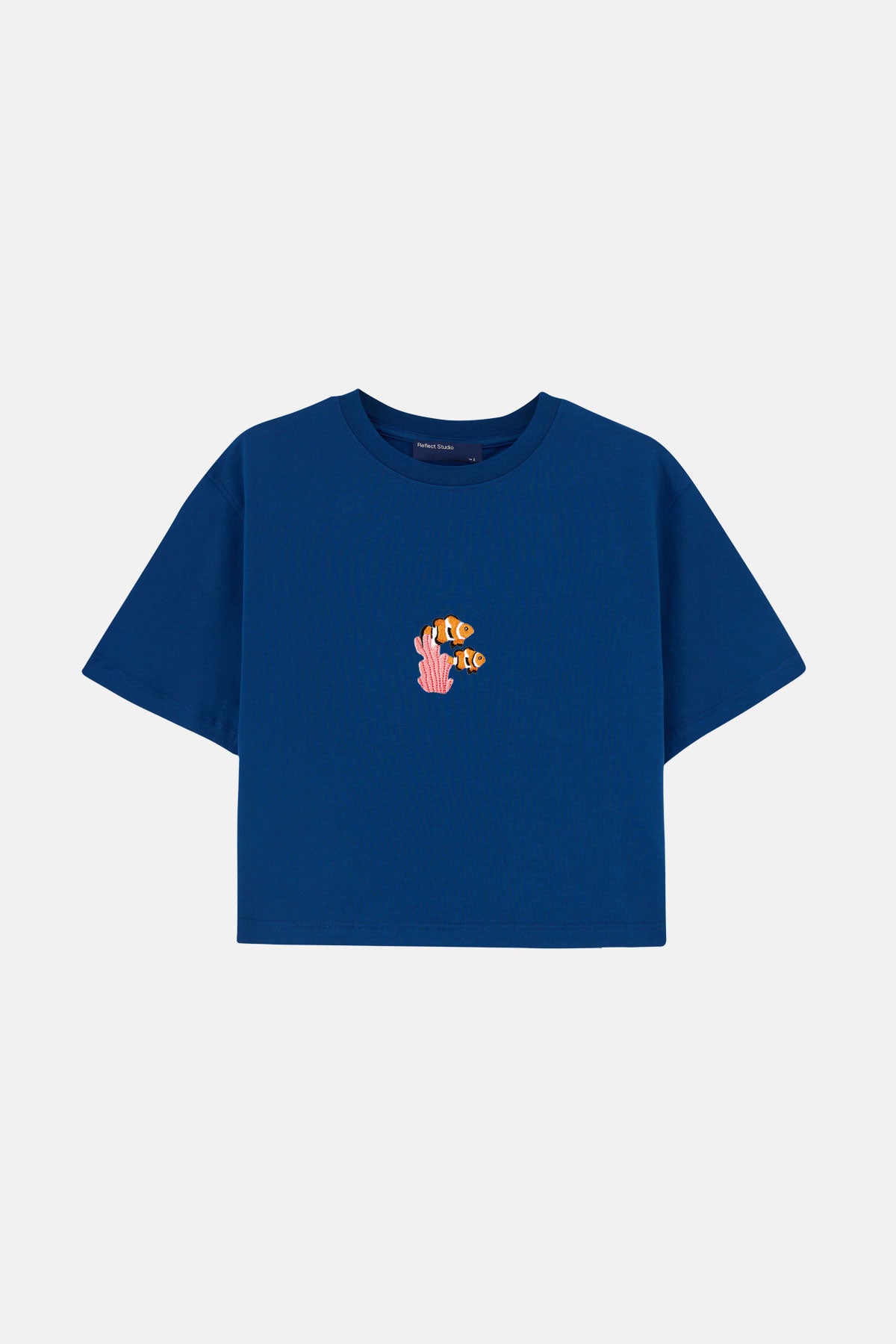 Palyaço Balığı  Lightweight Crop T-shirt - Lacivert