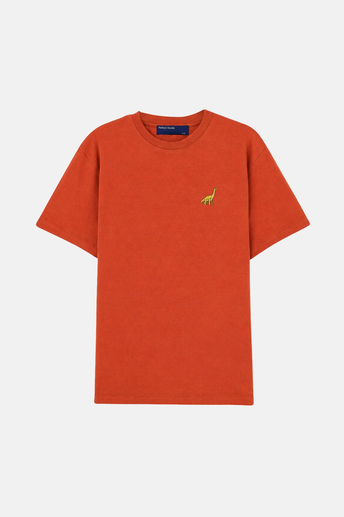 Uzun Boyunlu Dinozor Premium T-shirt - Kiremit