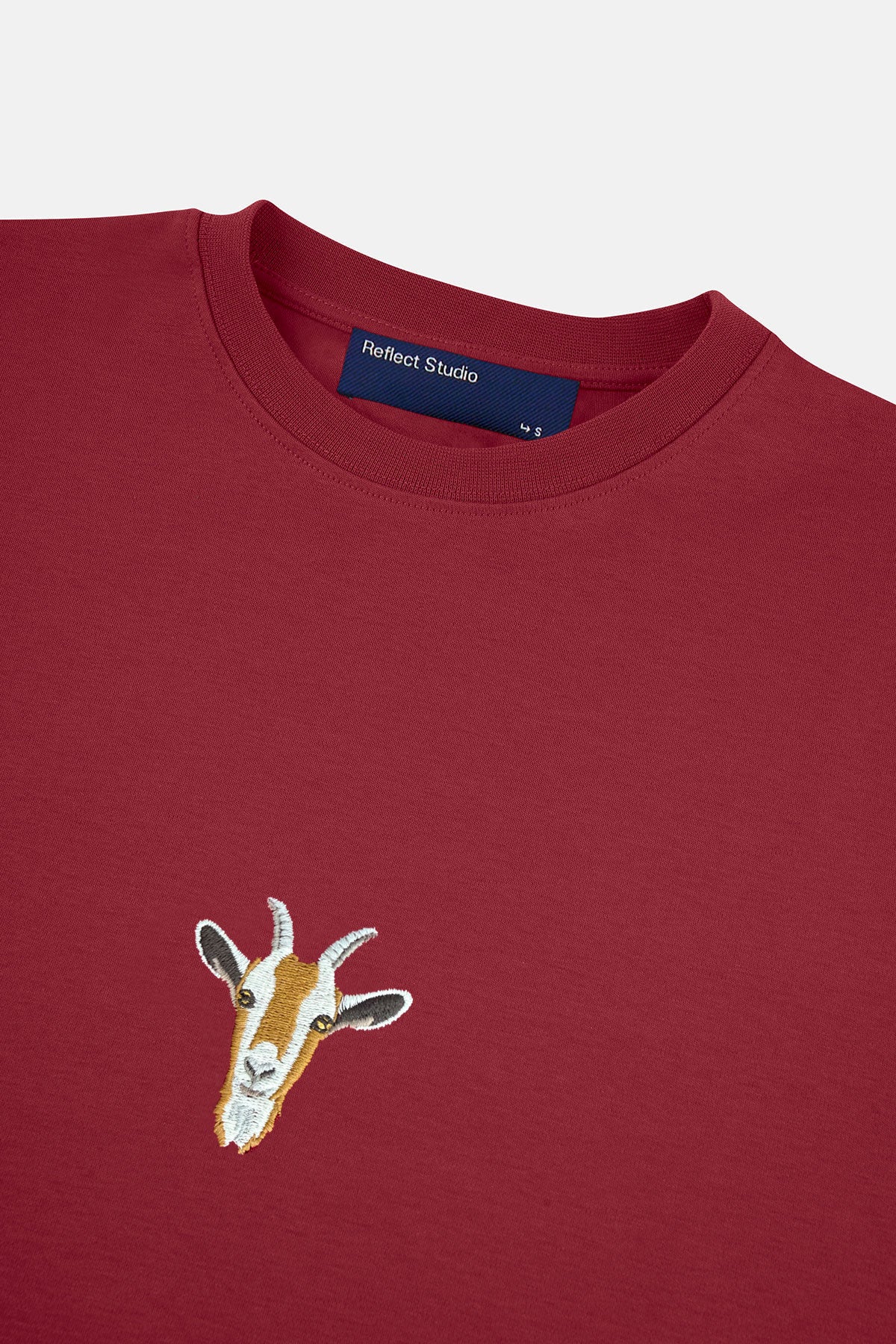 Keçi Premium T-shirt - Bordo