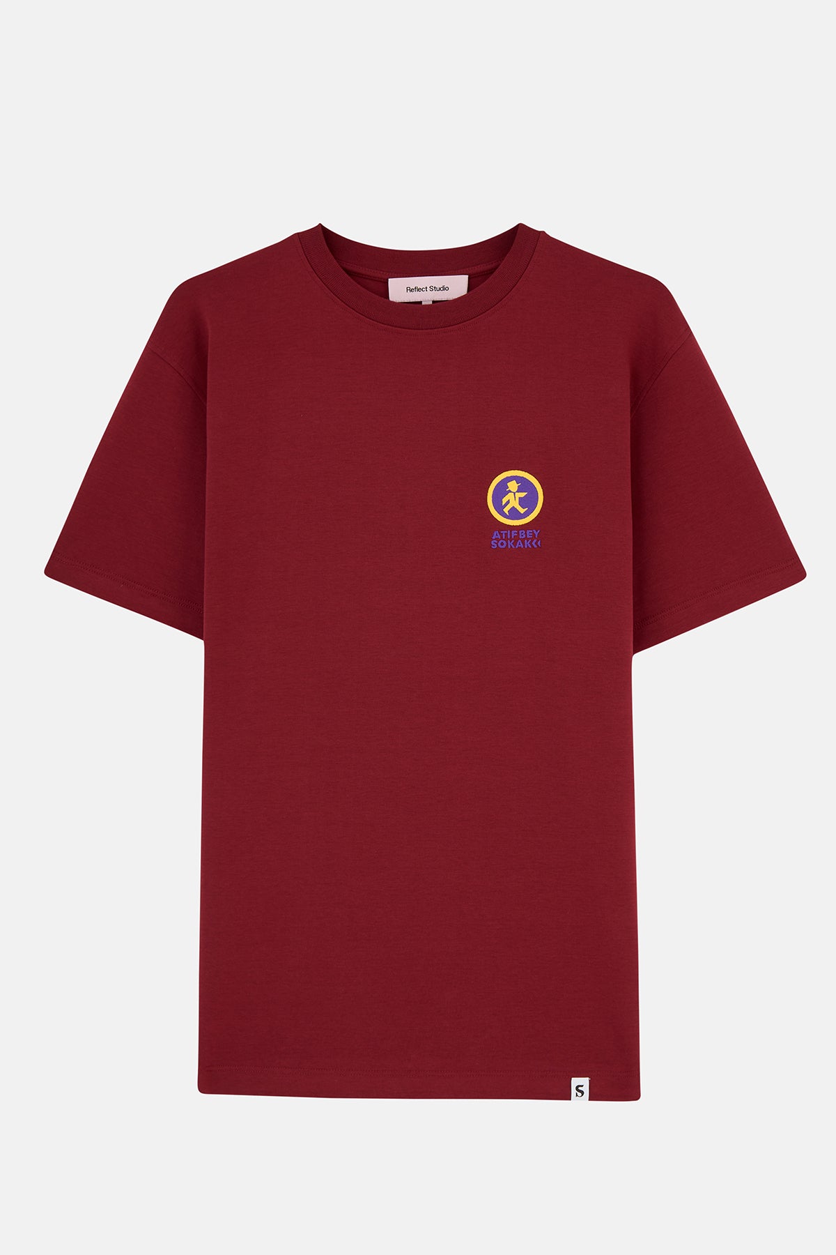 Atıf Bey Logo Premium T-shirt - Bordo