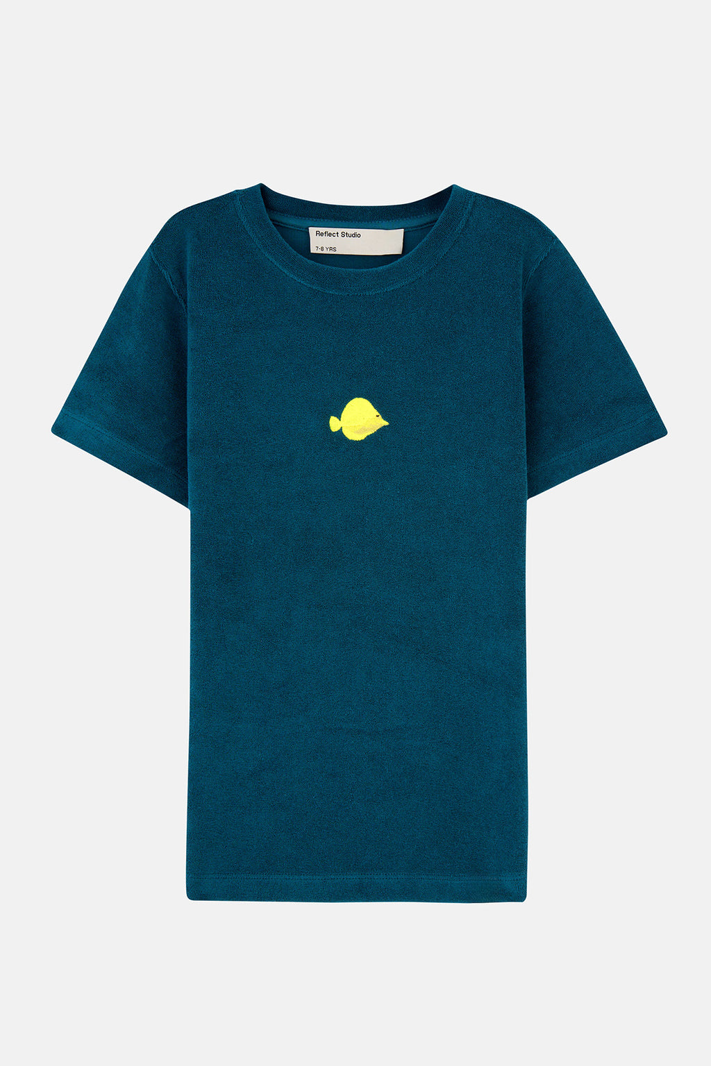 Yellow Tang Terry Çocuk T-Shirt - Petrol Yeşili