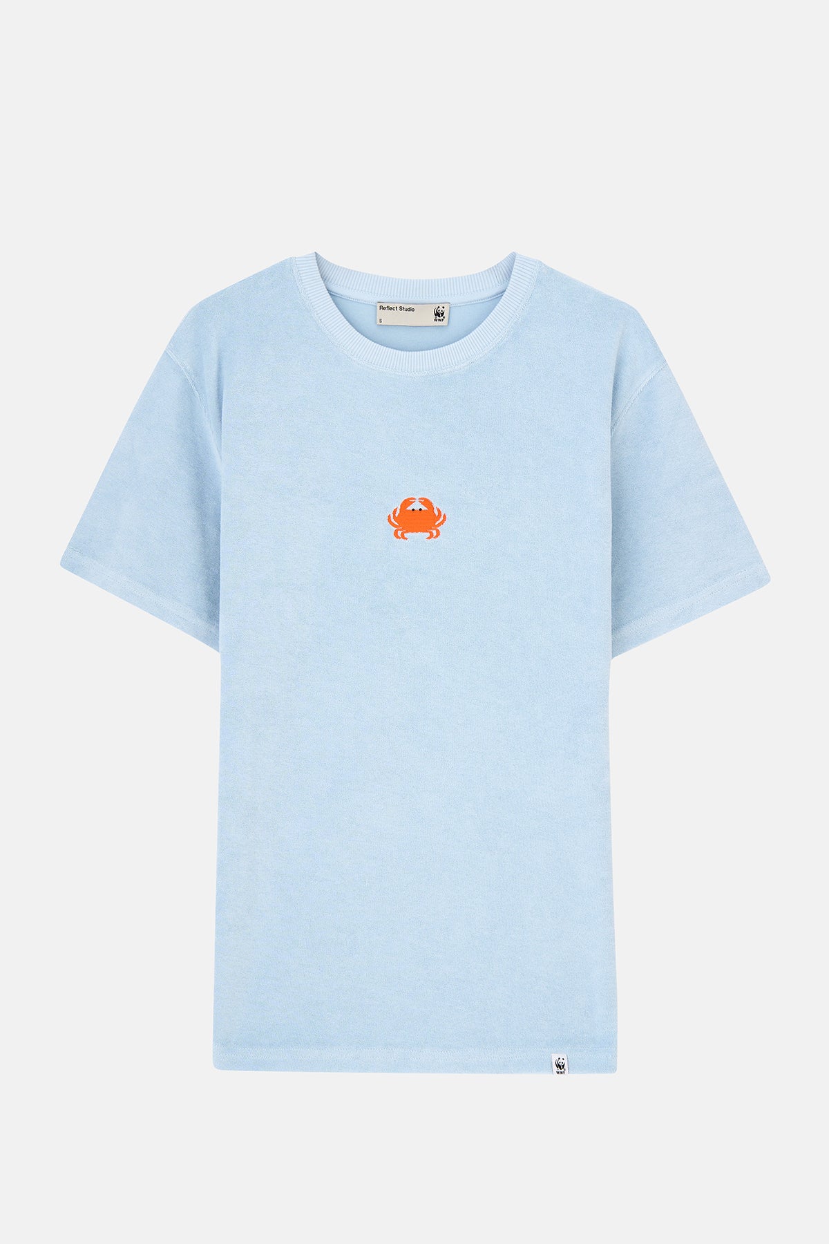 Yengeç Terry T-shirt - Açık Mavi