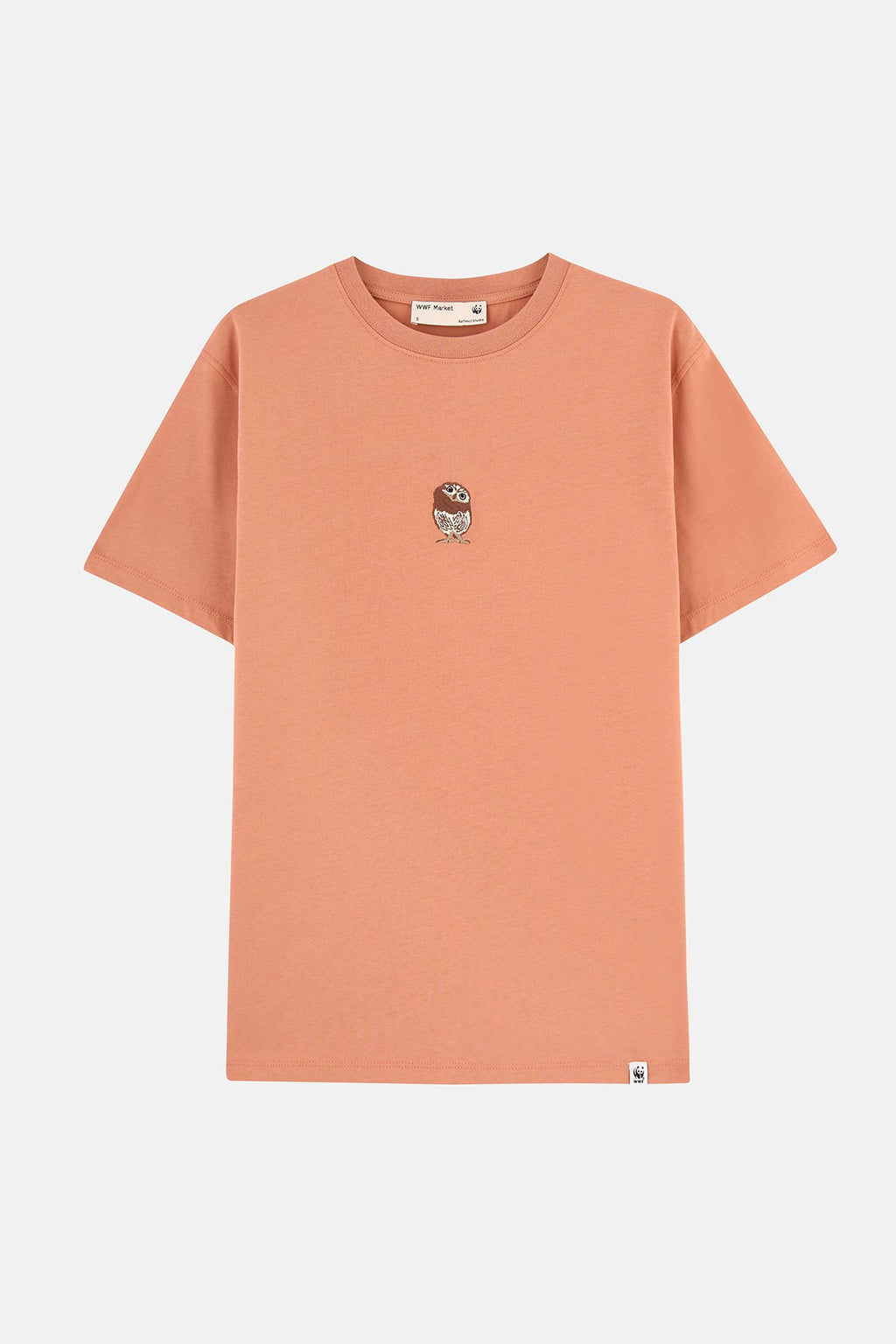 Cin Baykuşu Lightweight T-Shirt - Somon Rengi