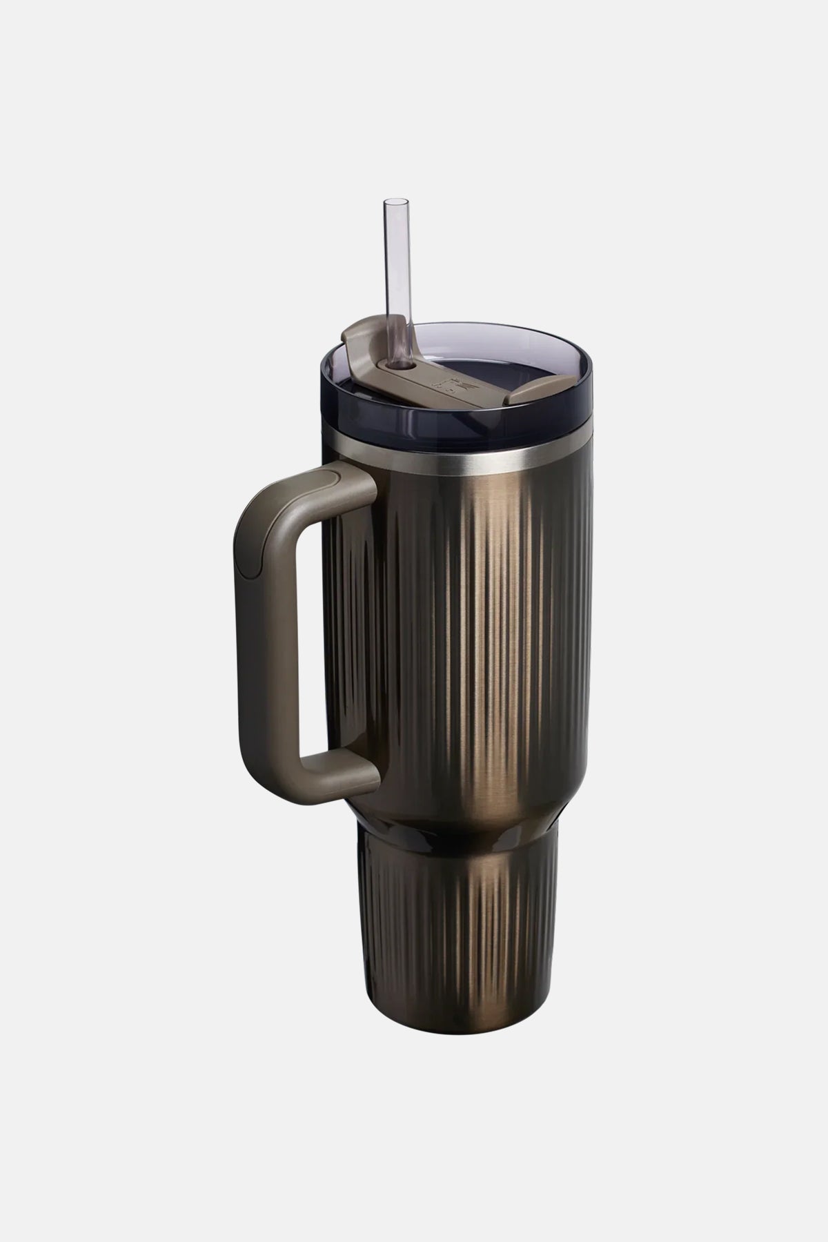 Stanley Quencher® H2.0 Fluted Pipetli Termos Bardak 1,18 L – Gunmetal Shine