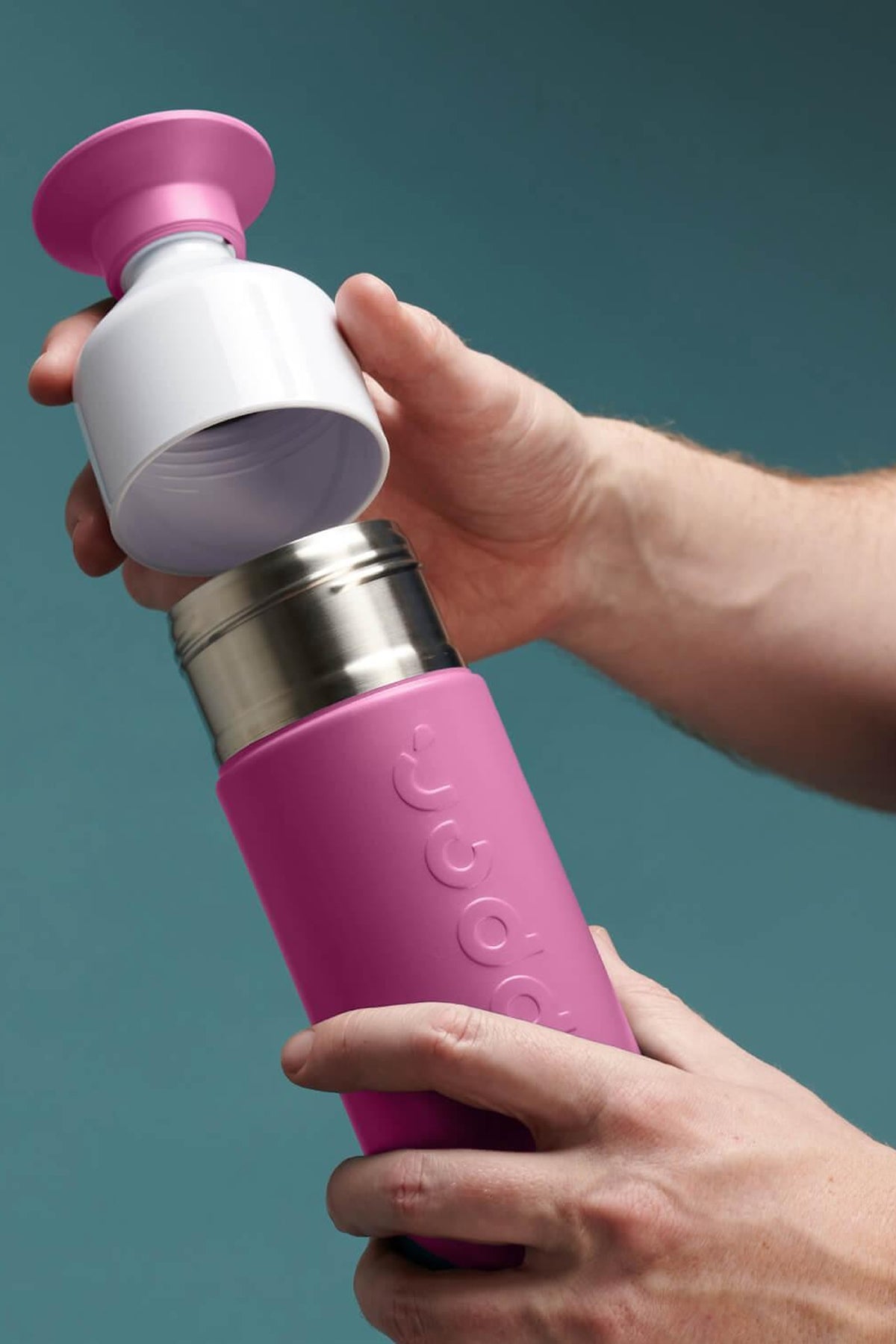 Dopper Insulated Termos Şişe 350 ml - Pelikan Pembesi