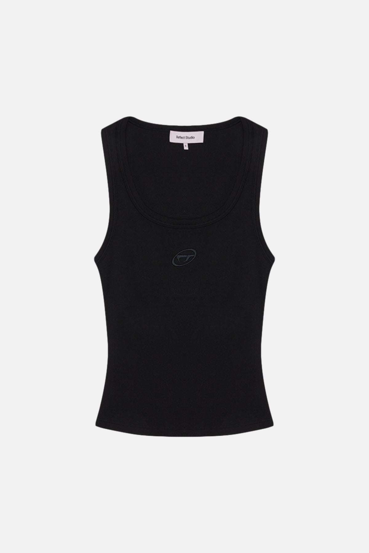 Ribbed Tank Top - Black