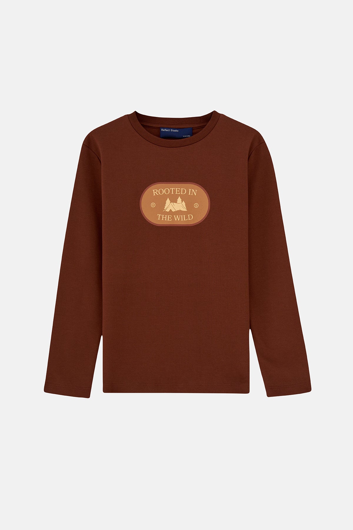 Rooted in the Wild Premium Kids Long Sleeve T-shirt - Kahverengi