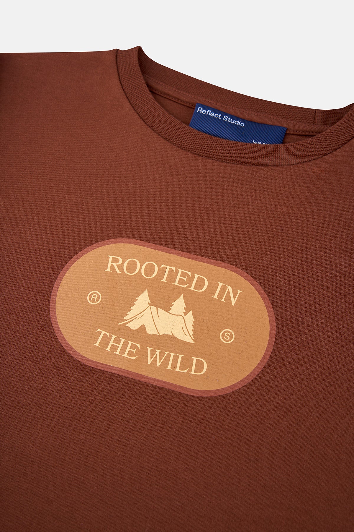 Rooted in the Wild Premium Kids Long Sleeve T-shirt - Kahverengi
