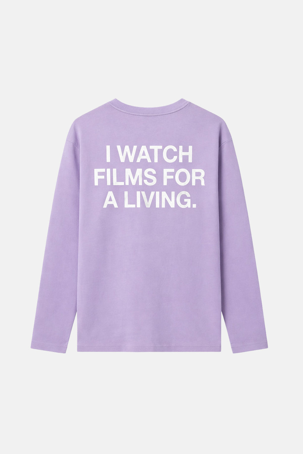 I Watch Films For A Living Uzun Kollu Premium T-shirt - Mor