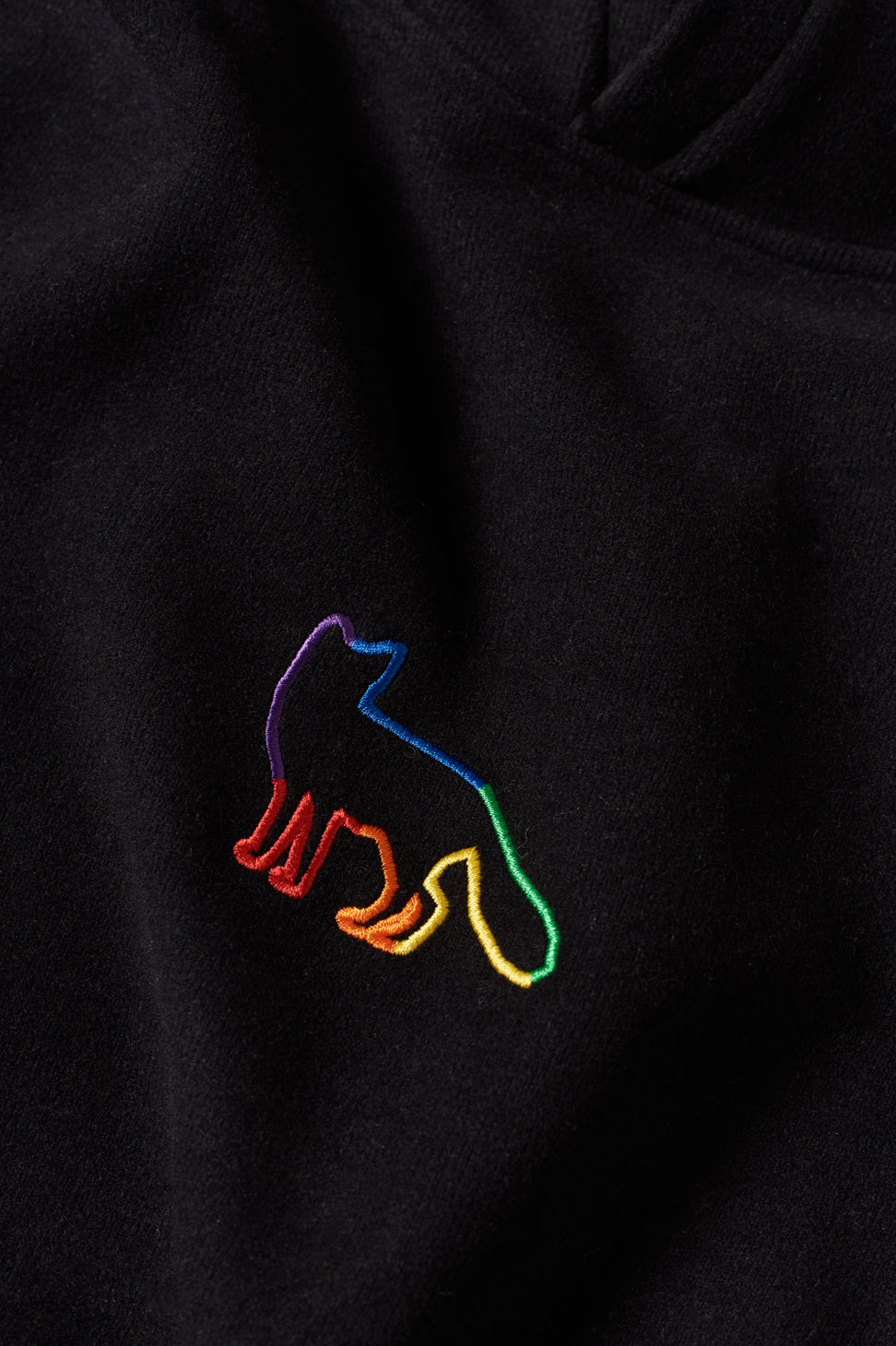 Kızıl Tilki SuperSoft Hoodie - Rainbow Siyah