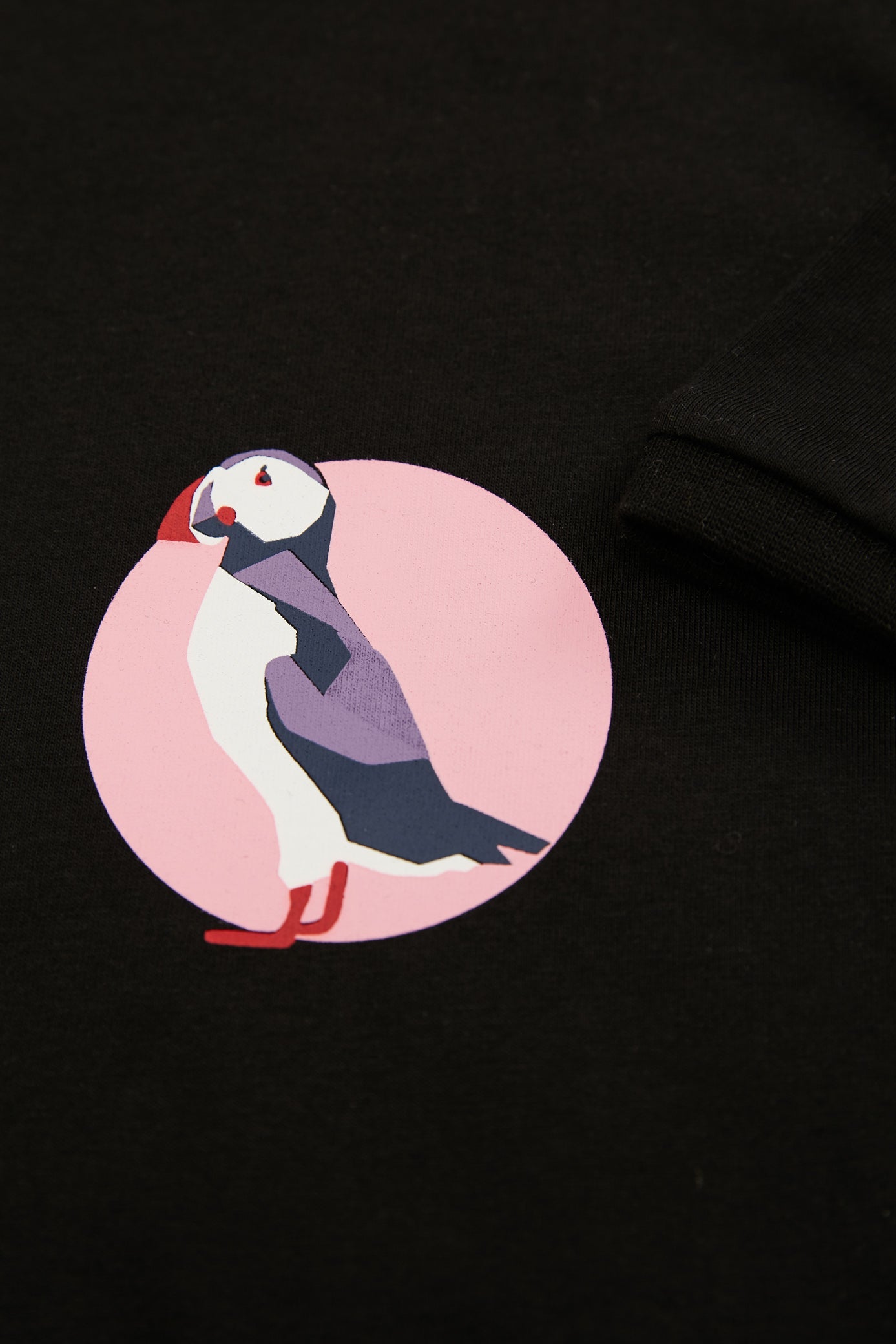 Puffin Soft T-Shirt - Siyah