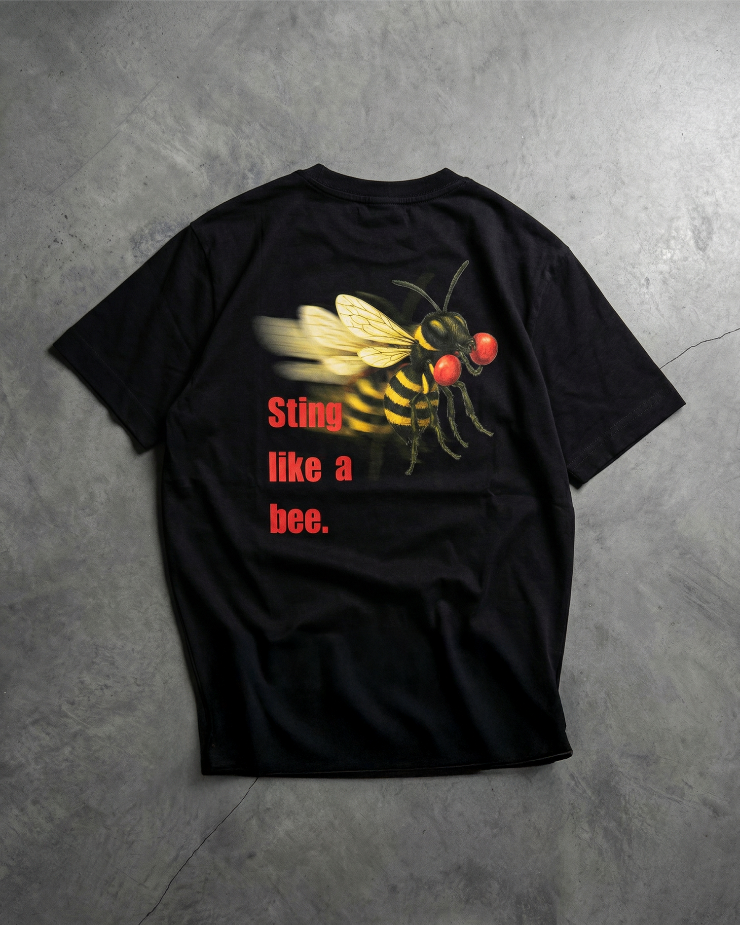 Sting Like a Bee Premium T-shirt - Siyah