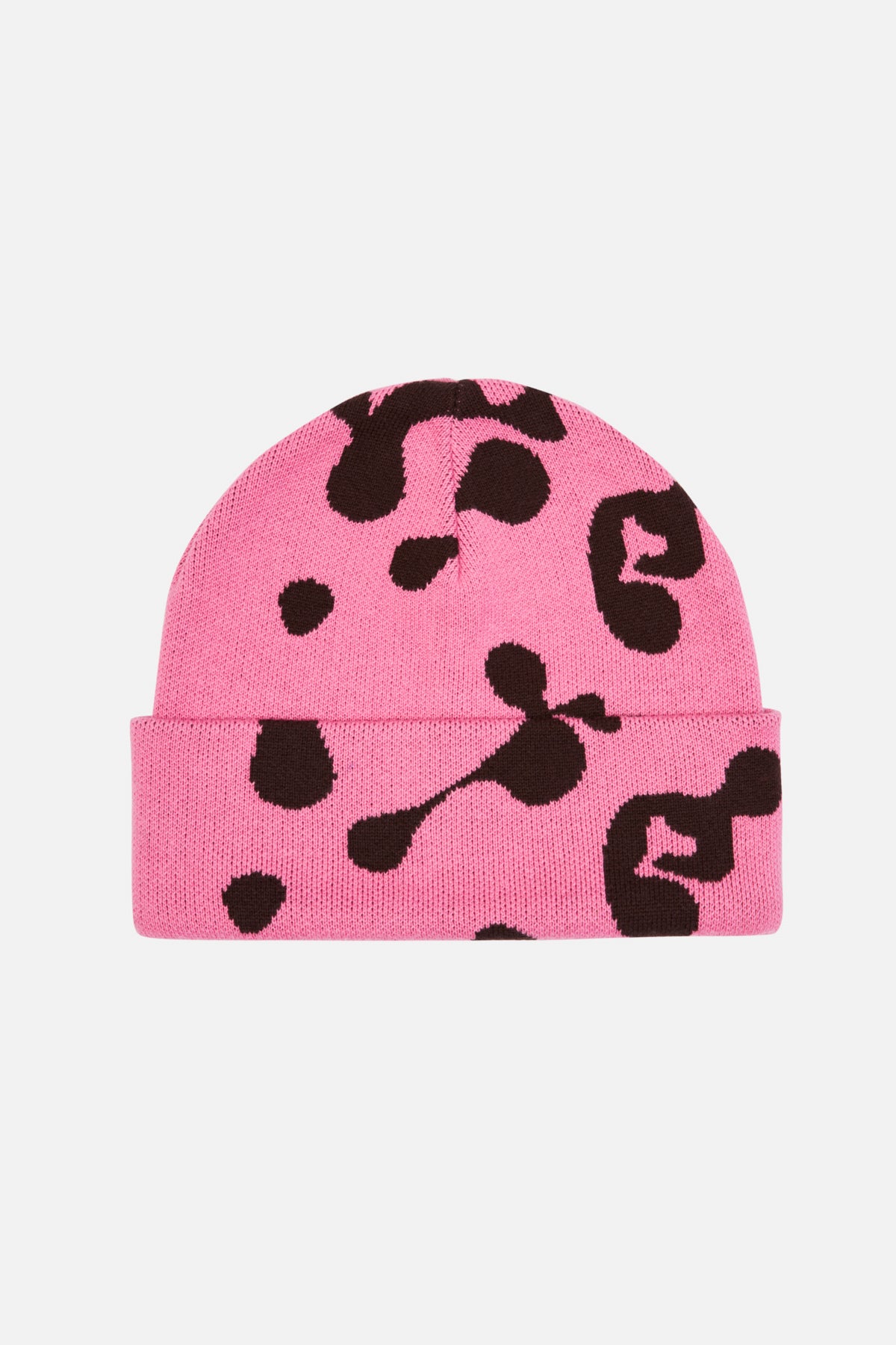 Liquid Beanie - Pink-Brown