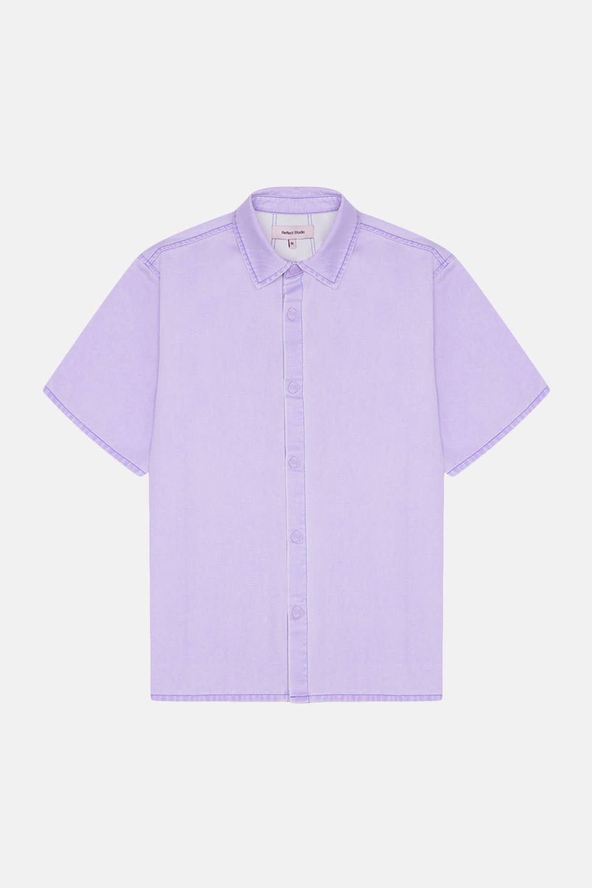 Logo Short Sleeve Shirt - Purple